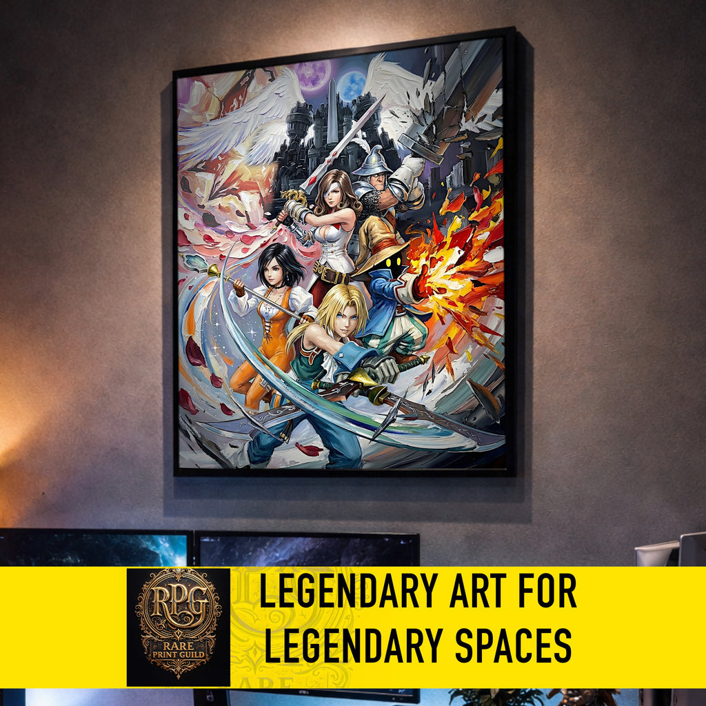 Final Fantasy IX Ensemble Chronicles – Alexandria & Terra Requiem (FFIX / Final Fantasy 9 Art Prints)