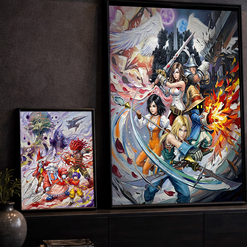 Final Fantasy IX Ensemble Chronicles – Alexandria & Terra Requiem (FFIX / Final Fantasy 9 Art Prints)