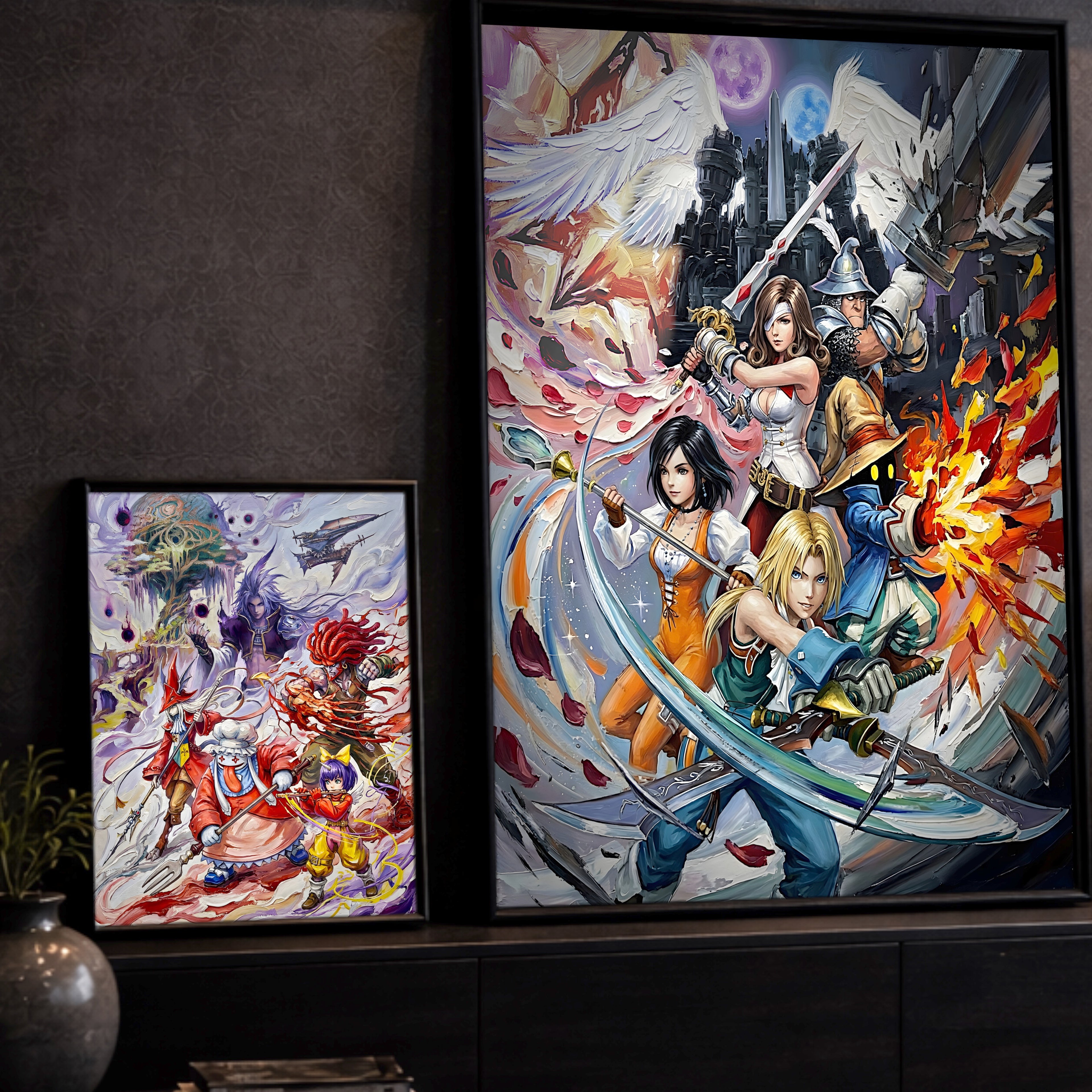 Final Fantasy IX Ensemble Chronicles – Alexandria & Terra Requiem (FFIX / Final Fantasy 9 Art Prints)