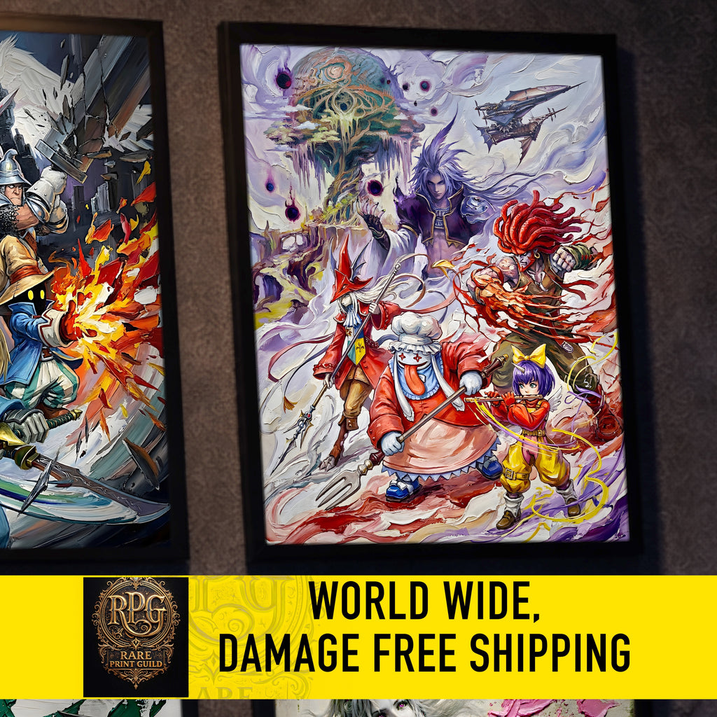Final Fantasy IX Ensemble Chronicles – Alexandria & Terra Requiem (FFIX / Final Fantasy 9 Art Prints)