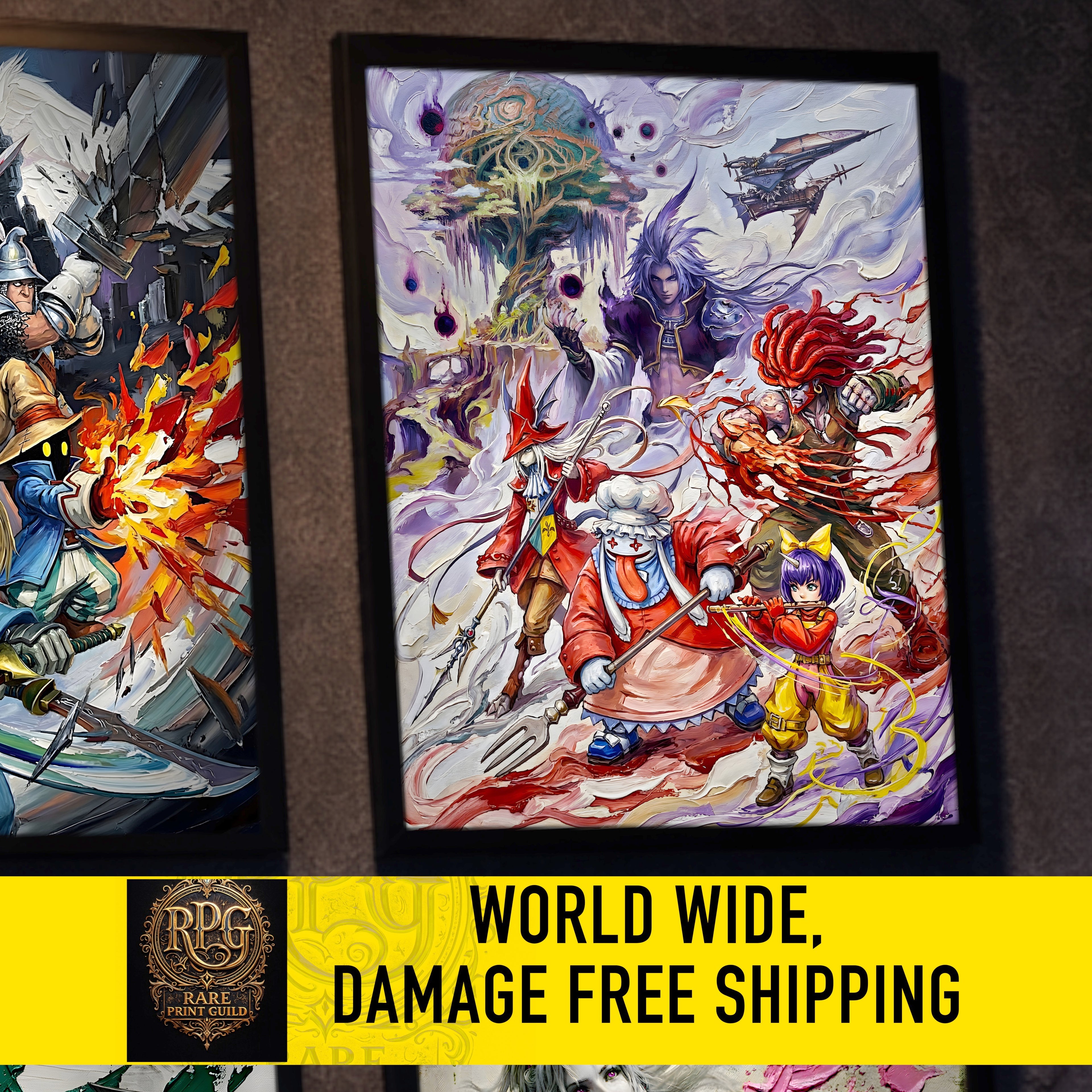 Final Fantasy IX Ensemble Chronicles – Alexandria & Terra Requiem (FFIX / Final Fantasy 9 Art Prints)