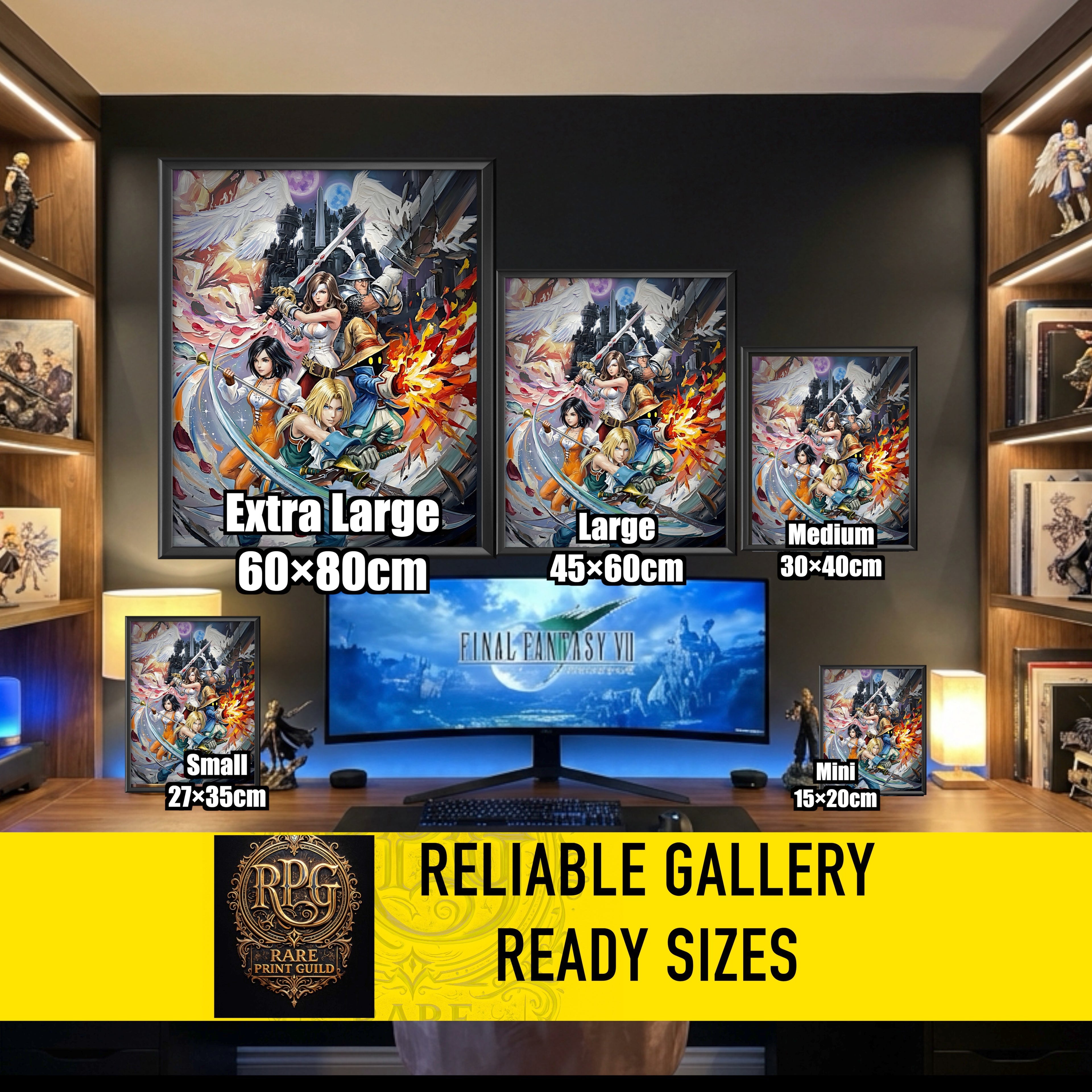 Final Fantasy IX Ensemble Chronicles – Alexandria & Terra Requiem (FFIX / Final Fantasy 9 Art Prints)