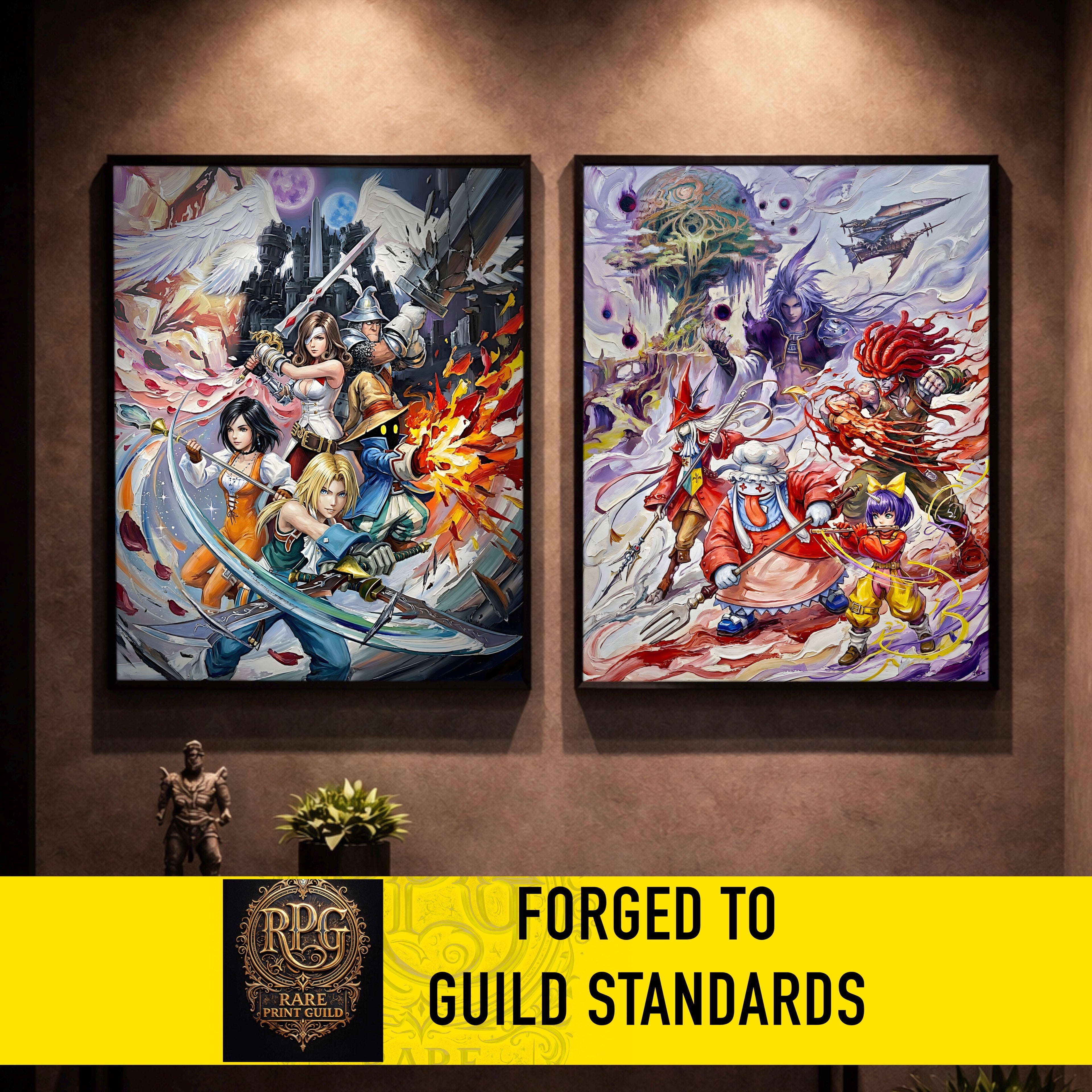 Final Fantasy IX Ensemble Chronicles – Alexandria & Terra Requiem (FFIX / Final Fantasy 9 Art Prints)