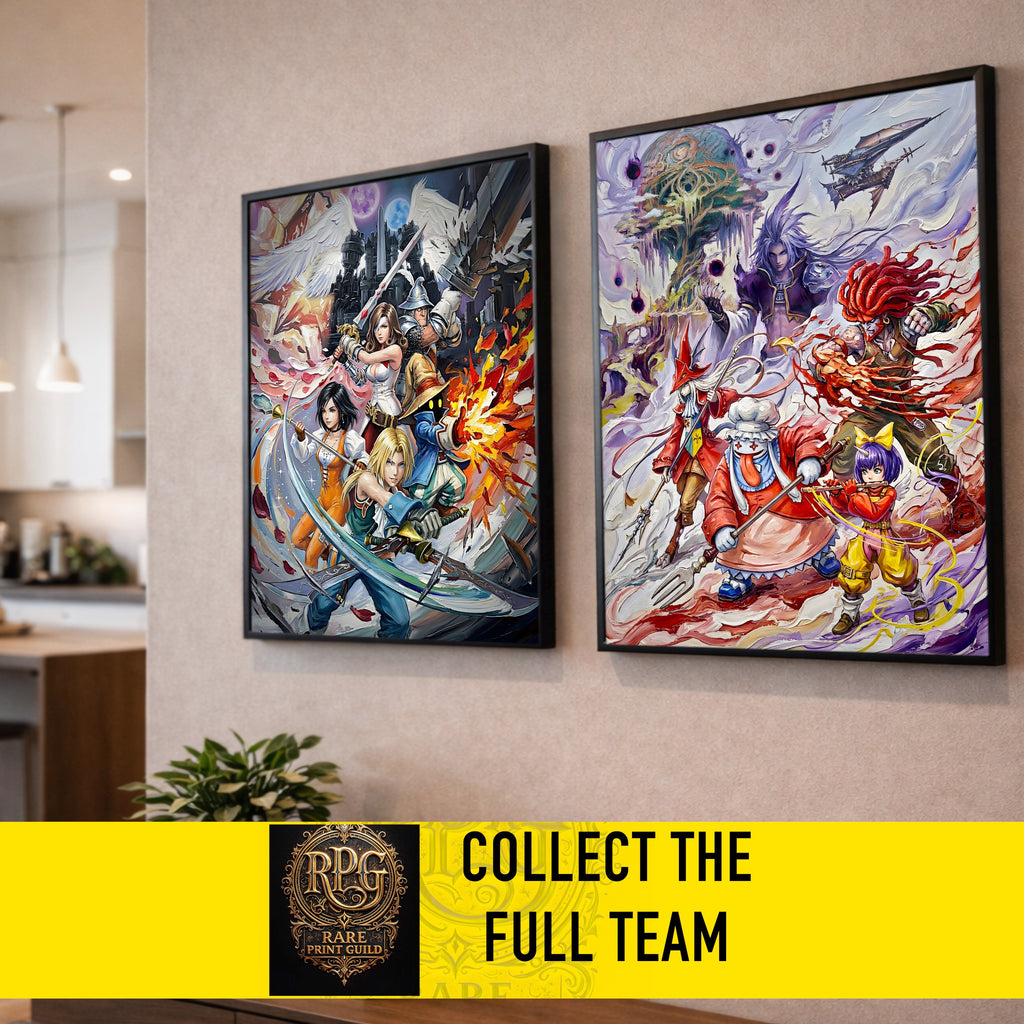 Final Fantasy IX Ensemble Chronicles – Alexandria & Terra Requiem (FFIX / Final Fantasy 9 Art Prints)