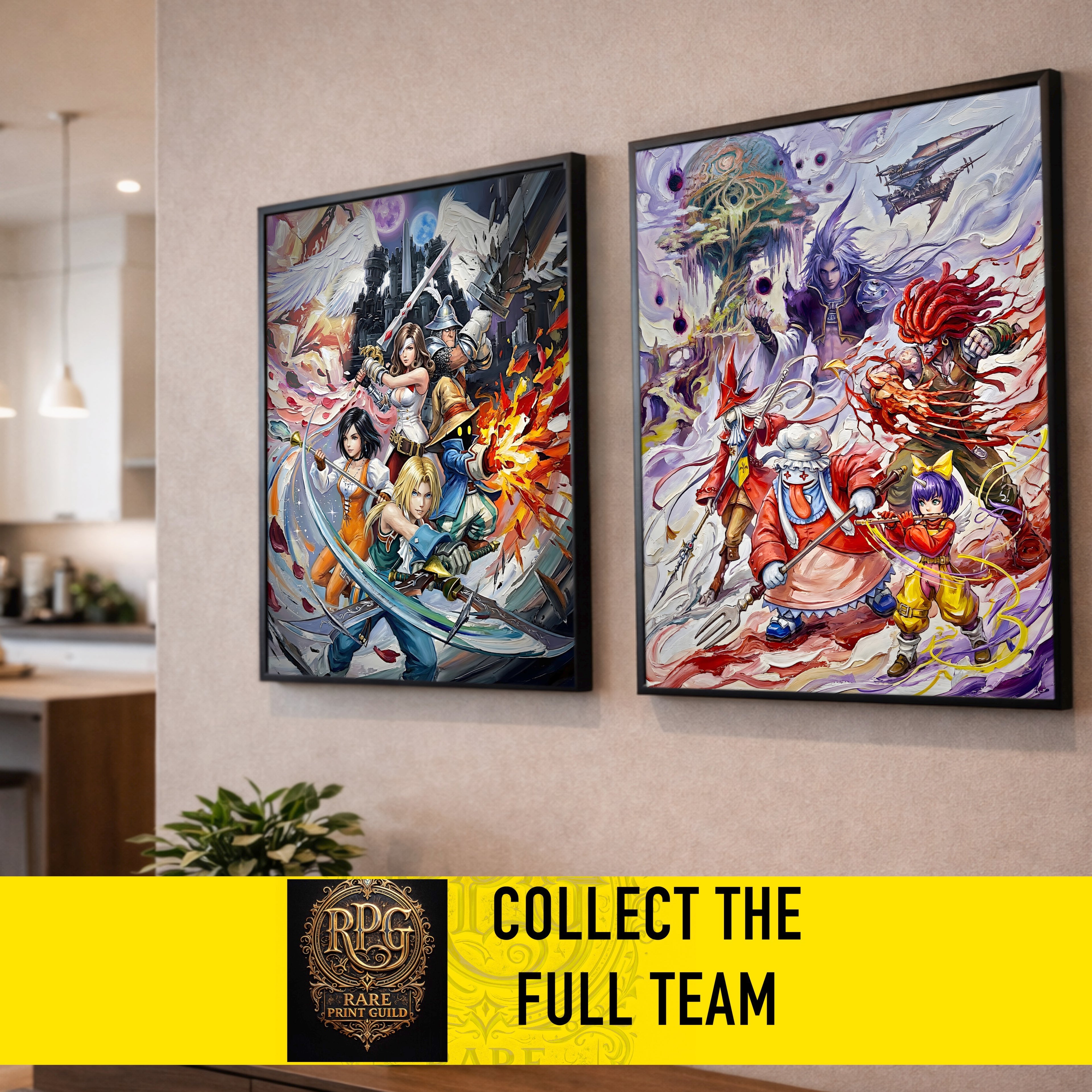 Final Fantasy IX Ensemble Chronicles – Alexandria & Terra Requiem (FFIX / Final Fantasy 9 Art Prints)