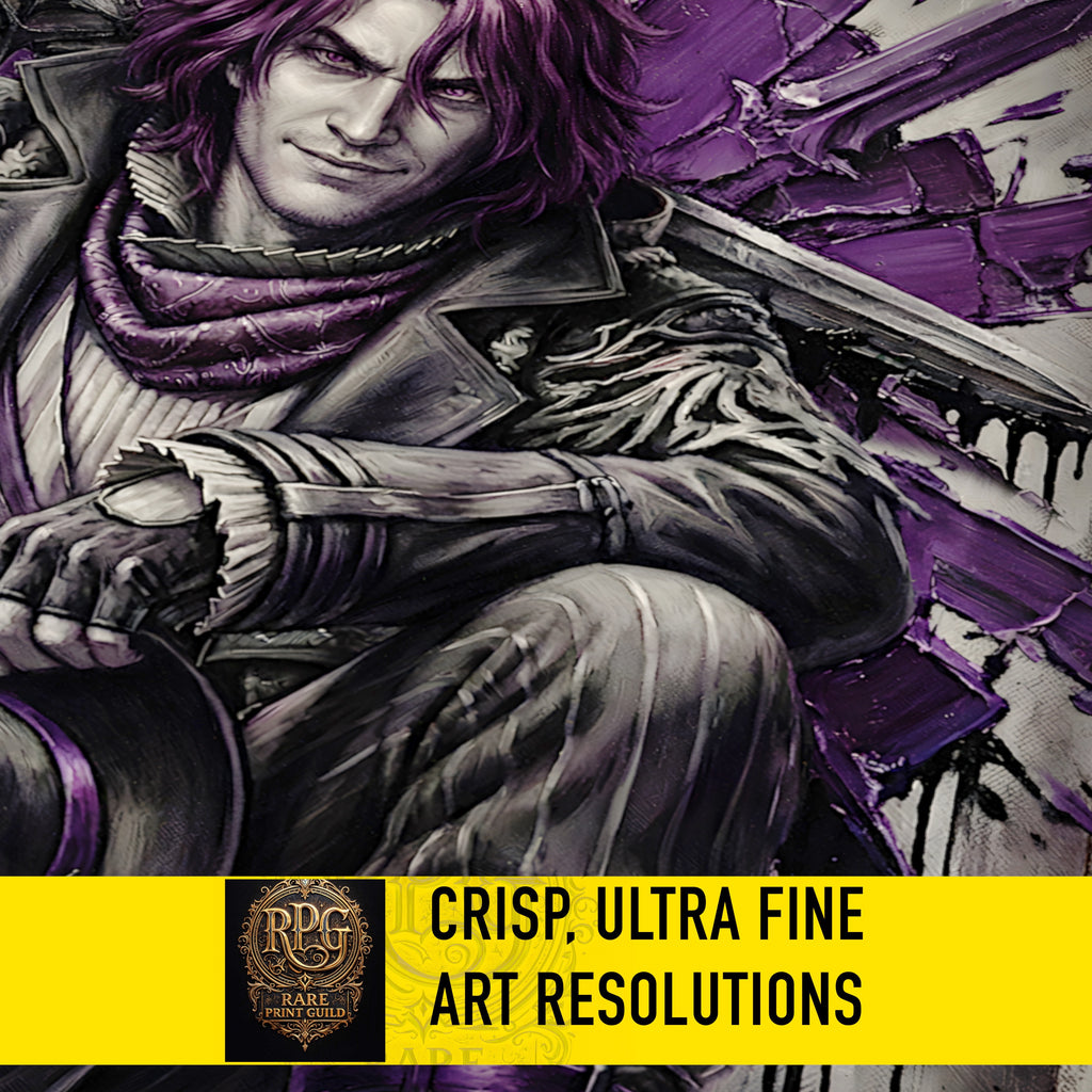 Ardyn Izunia Monochrome Art Print | Final Fantasy XV Poster | FF15 Ardyn Villain Wall Art