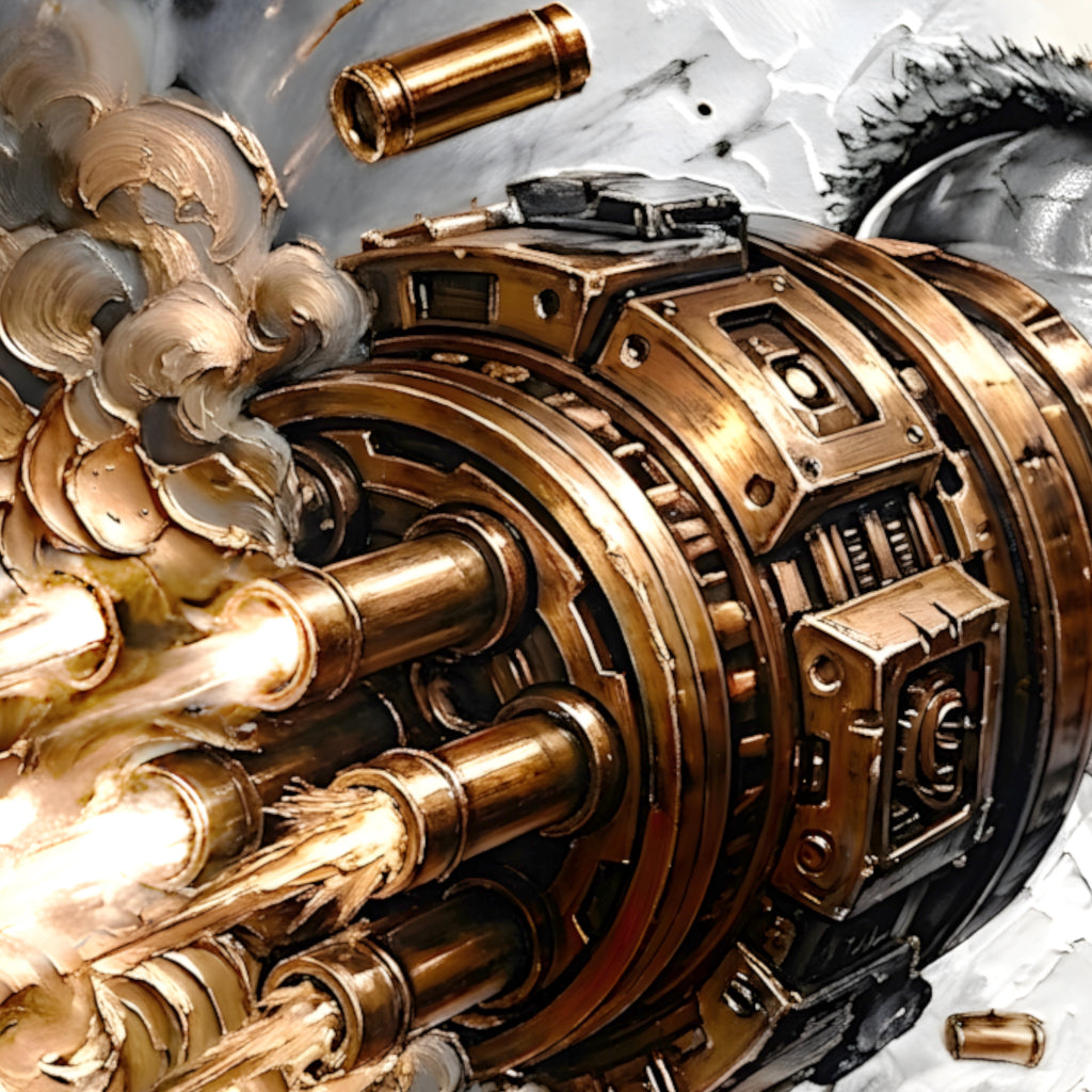 Barret Wallace Art Print – Monochrome Redemption Edition | Final Fantasy VII Fine Art