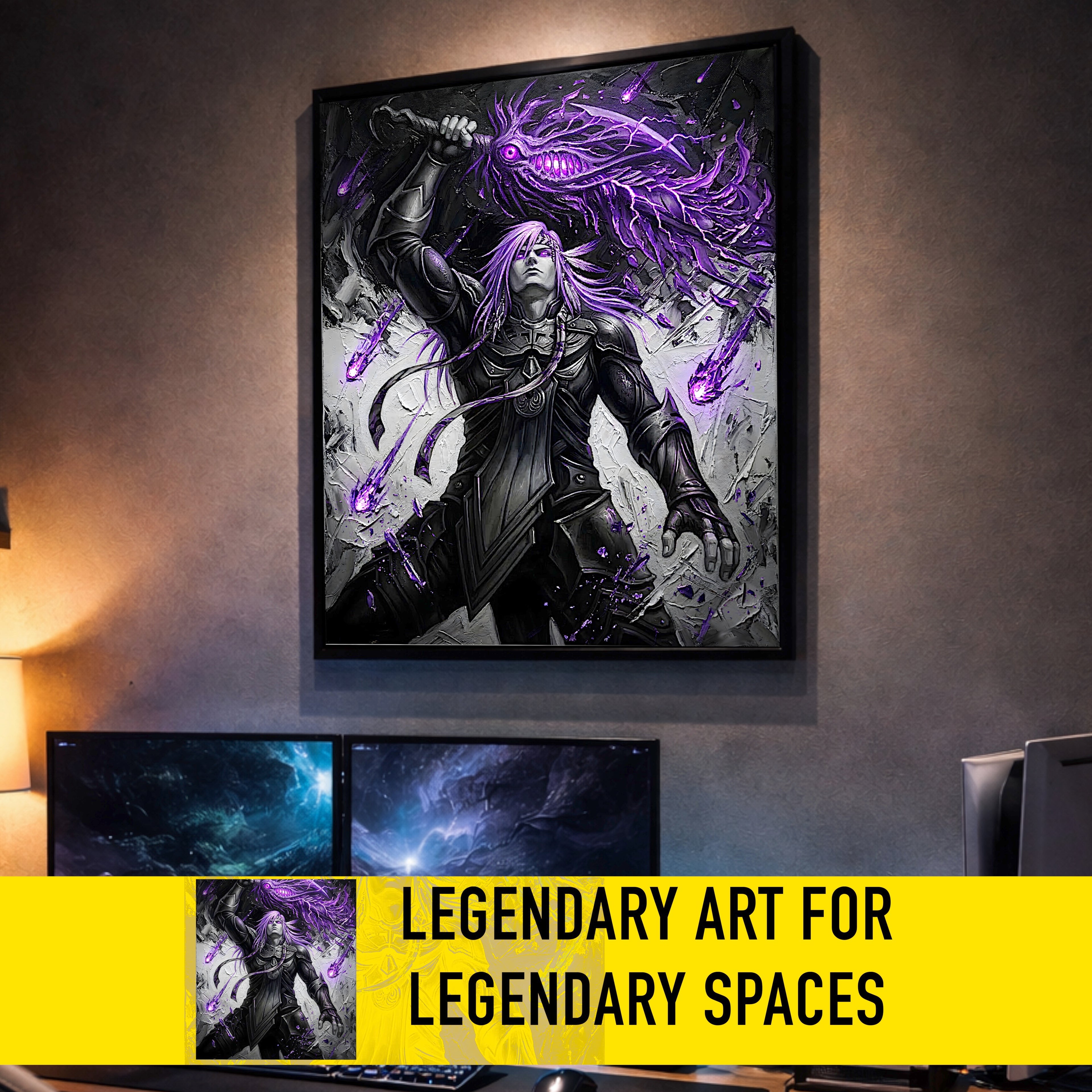 Caius Ballad Art Print – Chaos Guardian Edition | Final Fantasy XIII-2 Premium JRPG Wall Art