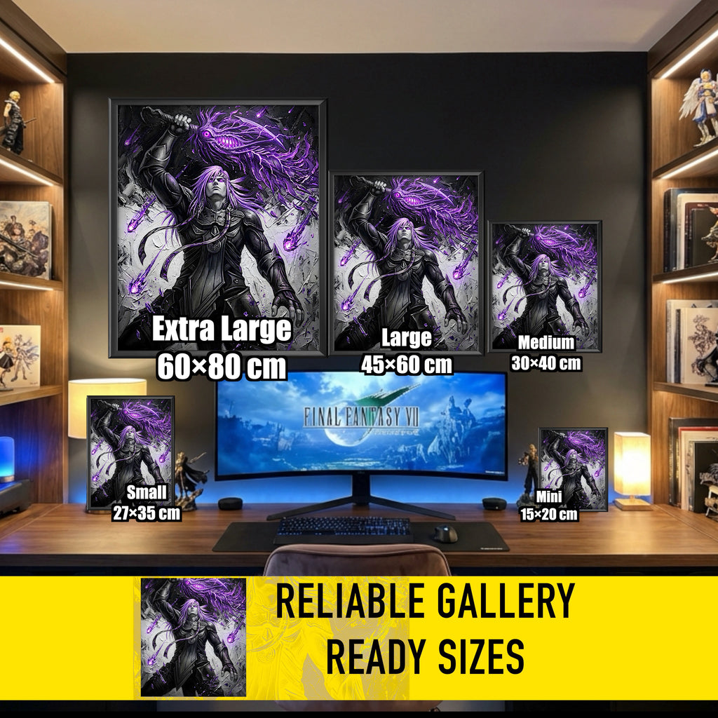 Caius Ballad Art Print – Chaos Guardian Edition | Final Fantasy XIII-2 Premium JRPG Wall Art