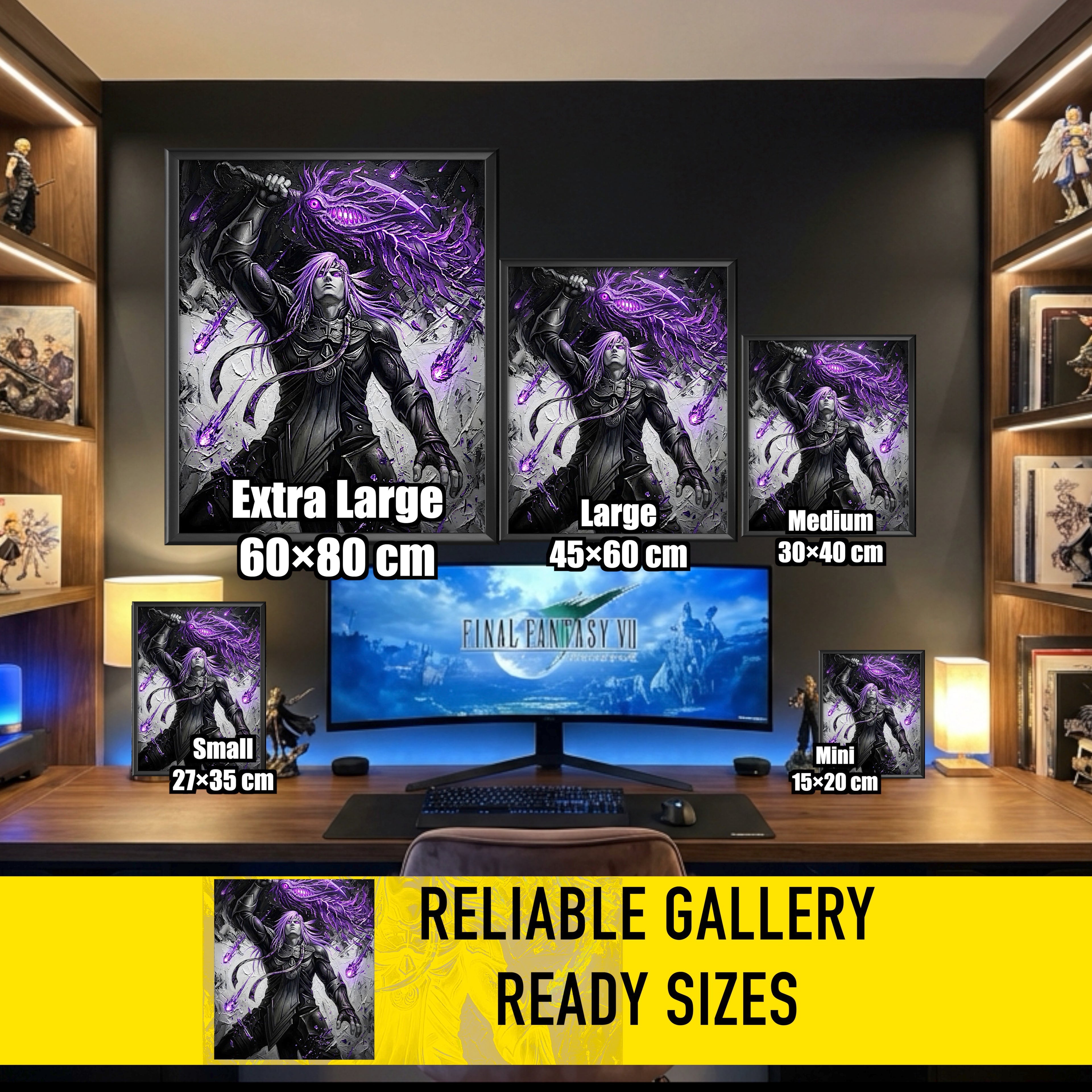 Caius Ballad Art Print – Chaos Guardian Edition | Final Fantasy XIII-2 Premium JRPG Wall Art