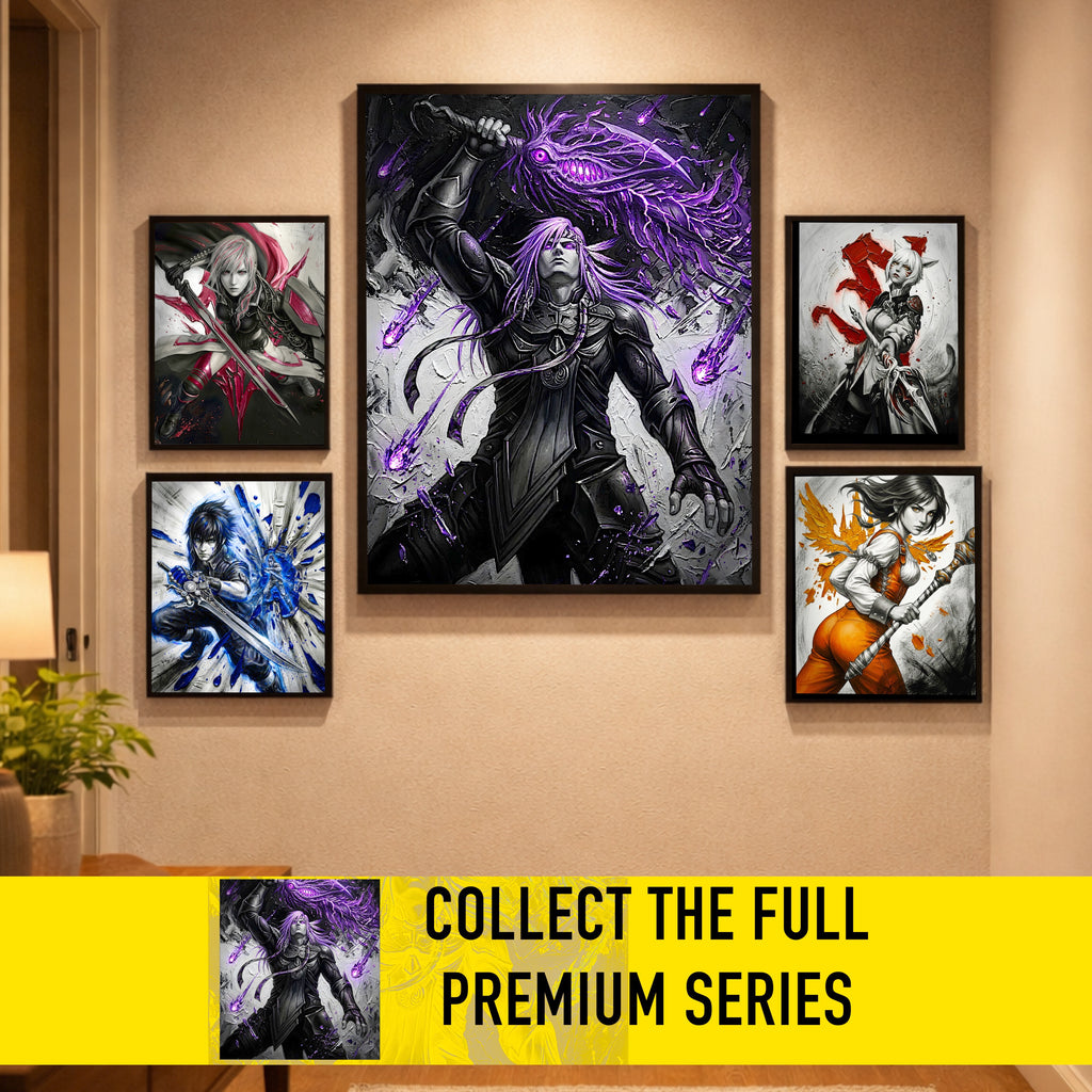 Caius Ballad Art Print – Chaos Guardian Edition | Final Fantasy XIII-2 Premium JRPG Wall Art