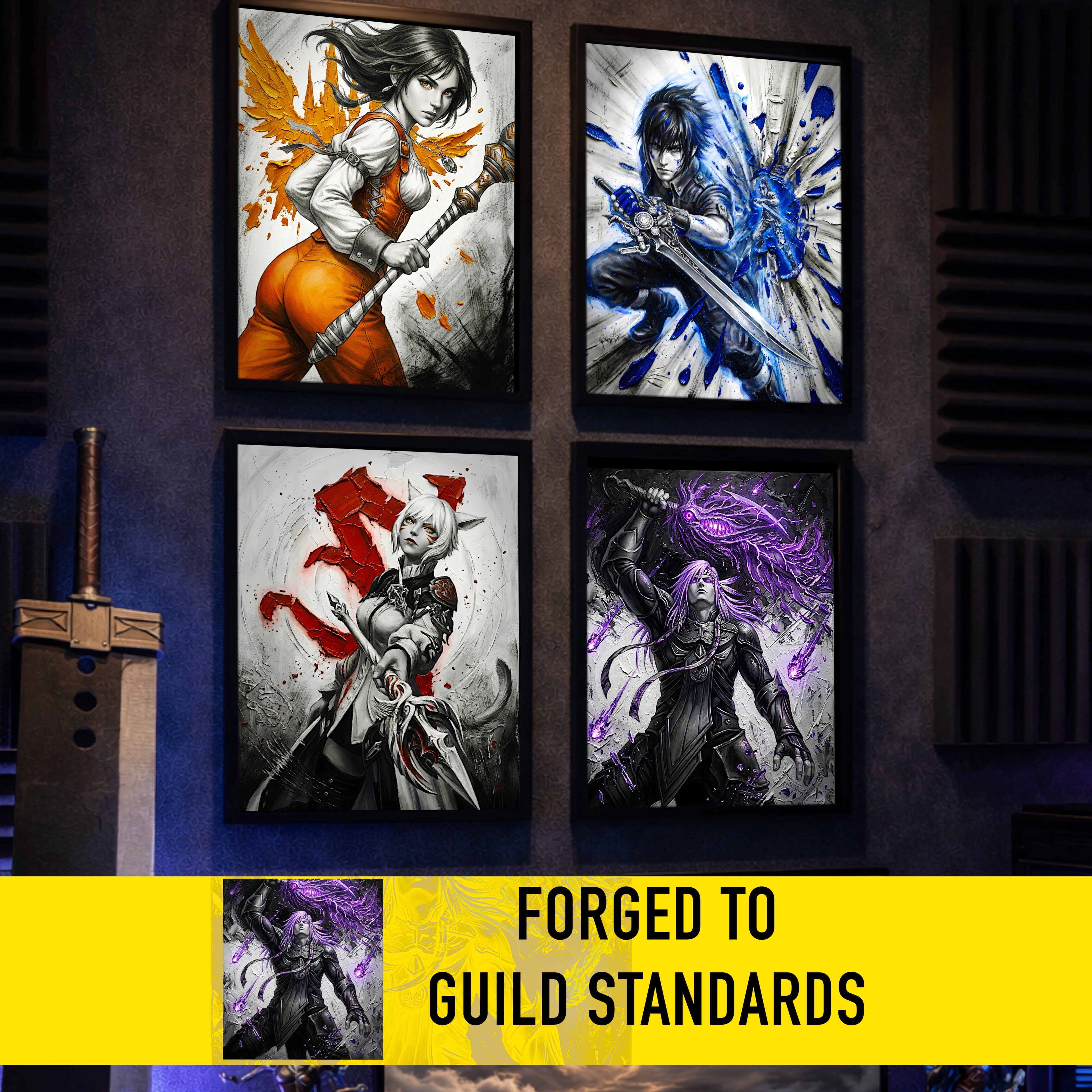 Caius Ballad Art Print – Chaos Guardian Edition | Final Fantasy XIII-2 Premium JRPG Wall Art