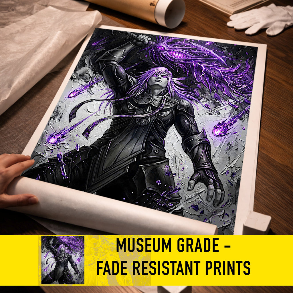Caius Ballad Art Print – Chaos Guardian Edition | Final Fantasy XIII-2 Premium JRPG Wall Art