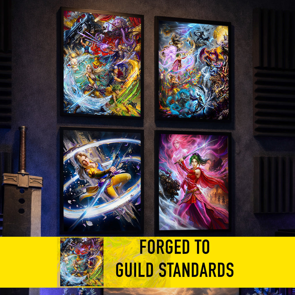 Final Fantasy 6 Ensemble Poster | FFVI Opera of Legends & World of Ruin Editions | JRPG Art Print