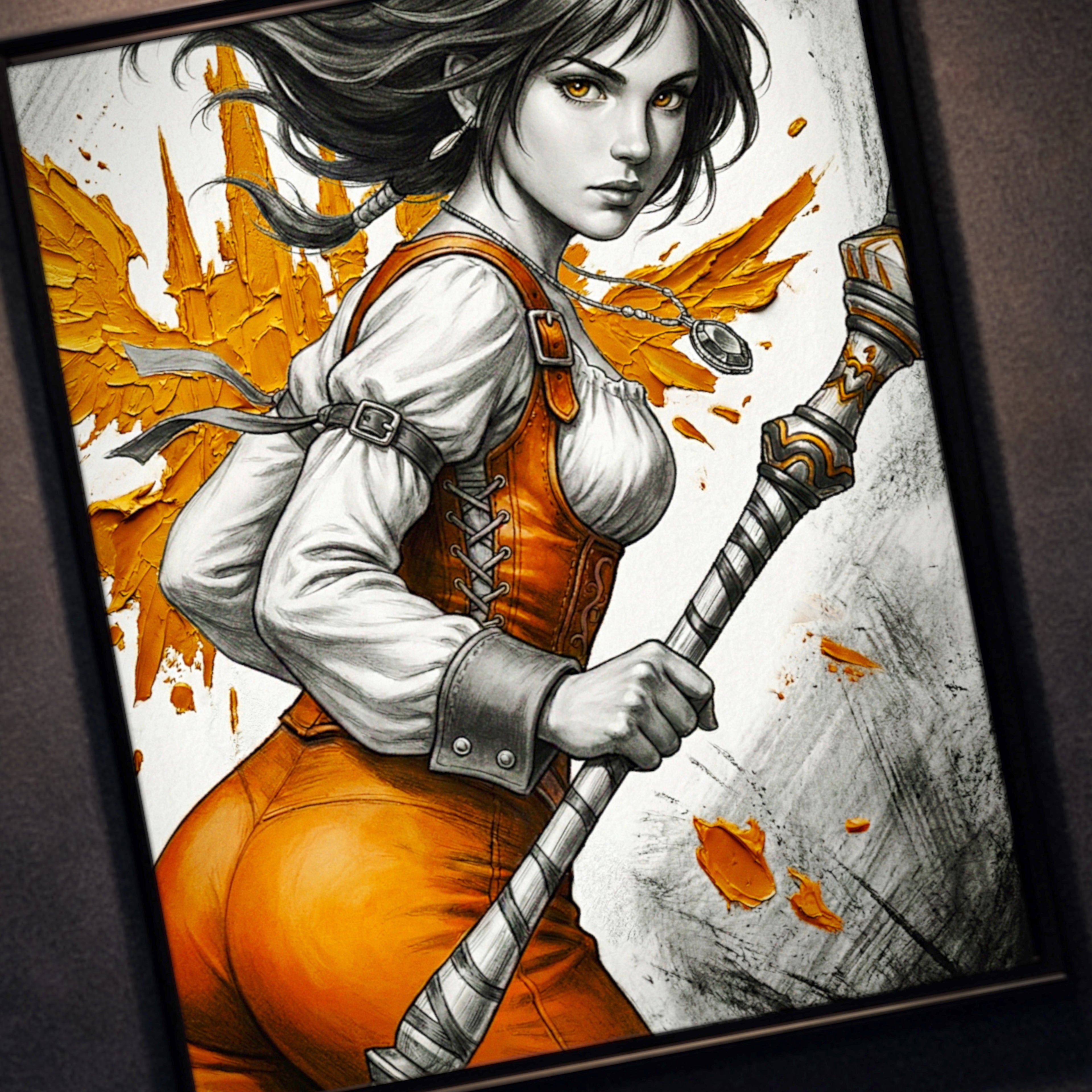 Garnet Til Alexandros XVII (Dagger) – Final Fantasy IX Art Print | FF9 Princess, Alexander, Fantasy Wall Art