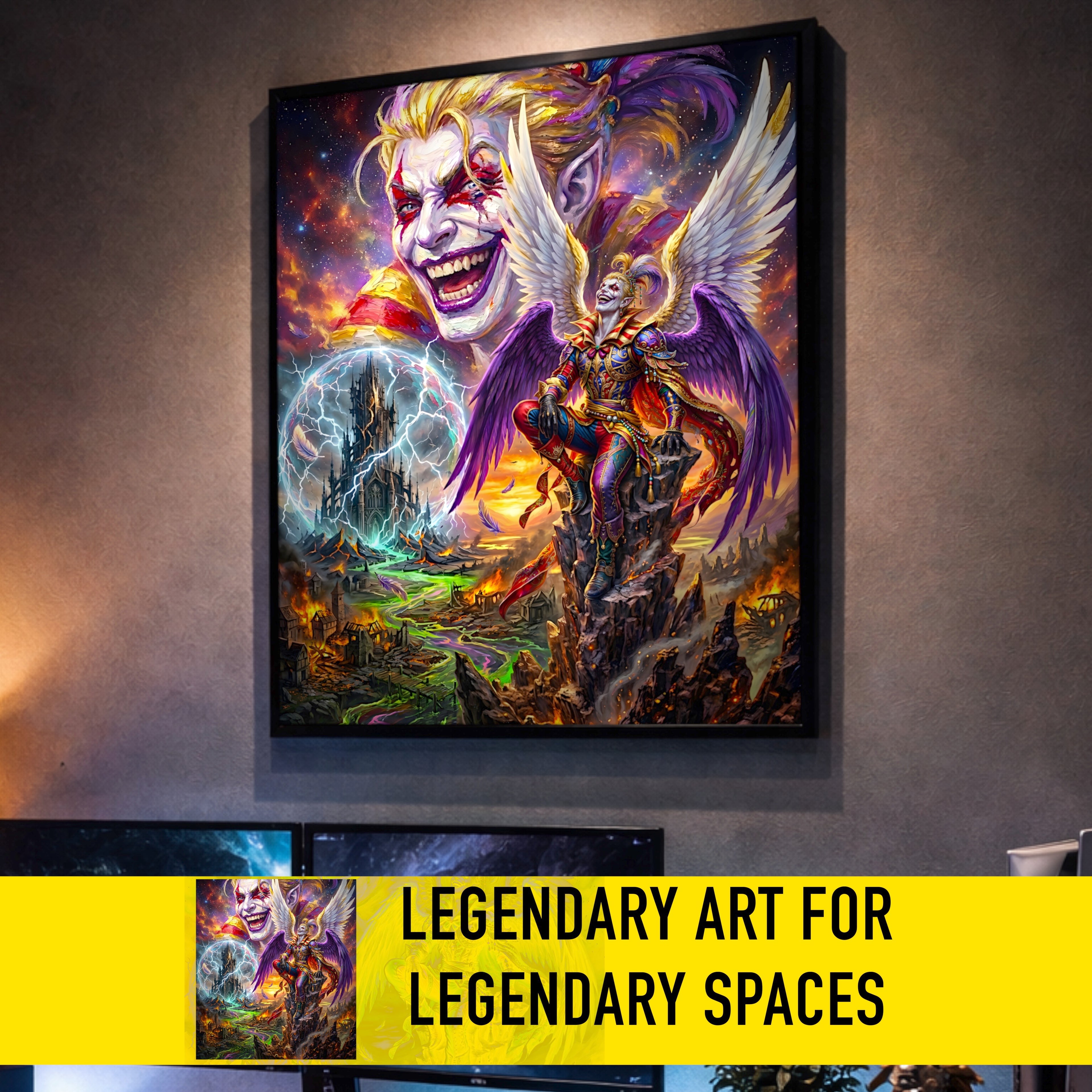 Kefka Palazzo Art Print – World of Ruin Story Edition | Final Fantasy VI Fine Art