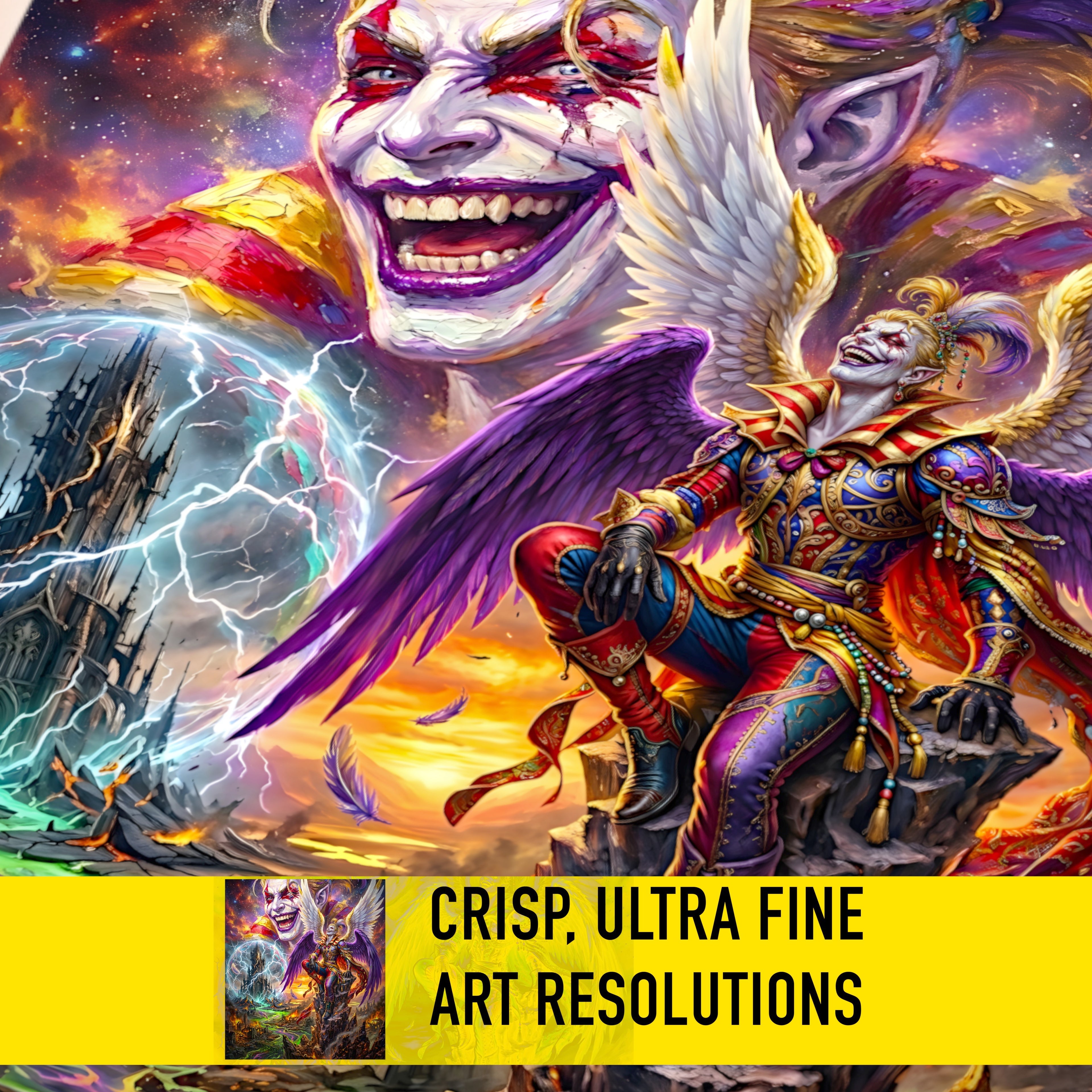 Kefka Palazzo Art Print – World of Ruin Story Edition | Final Fantasy VI Fine Art