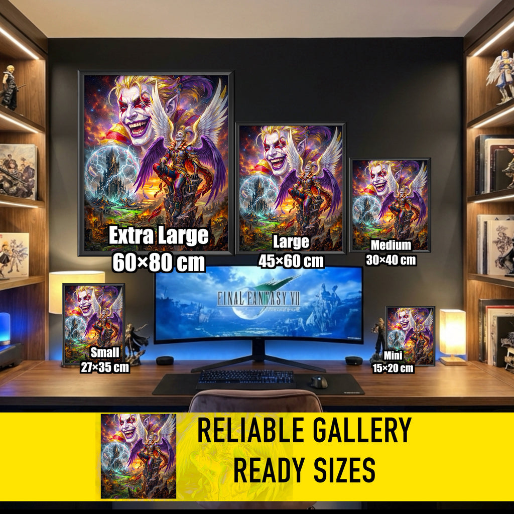 Kefka Palazzo Art Print – World of Ruin Story Edition | Final Fantasy VI Fine Art