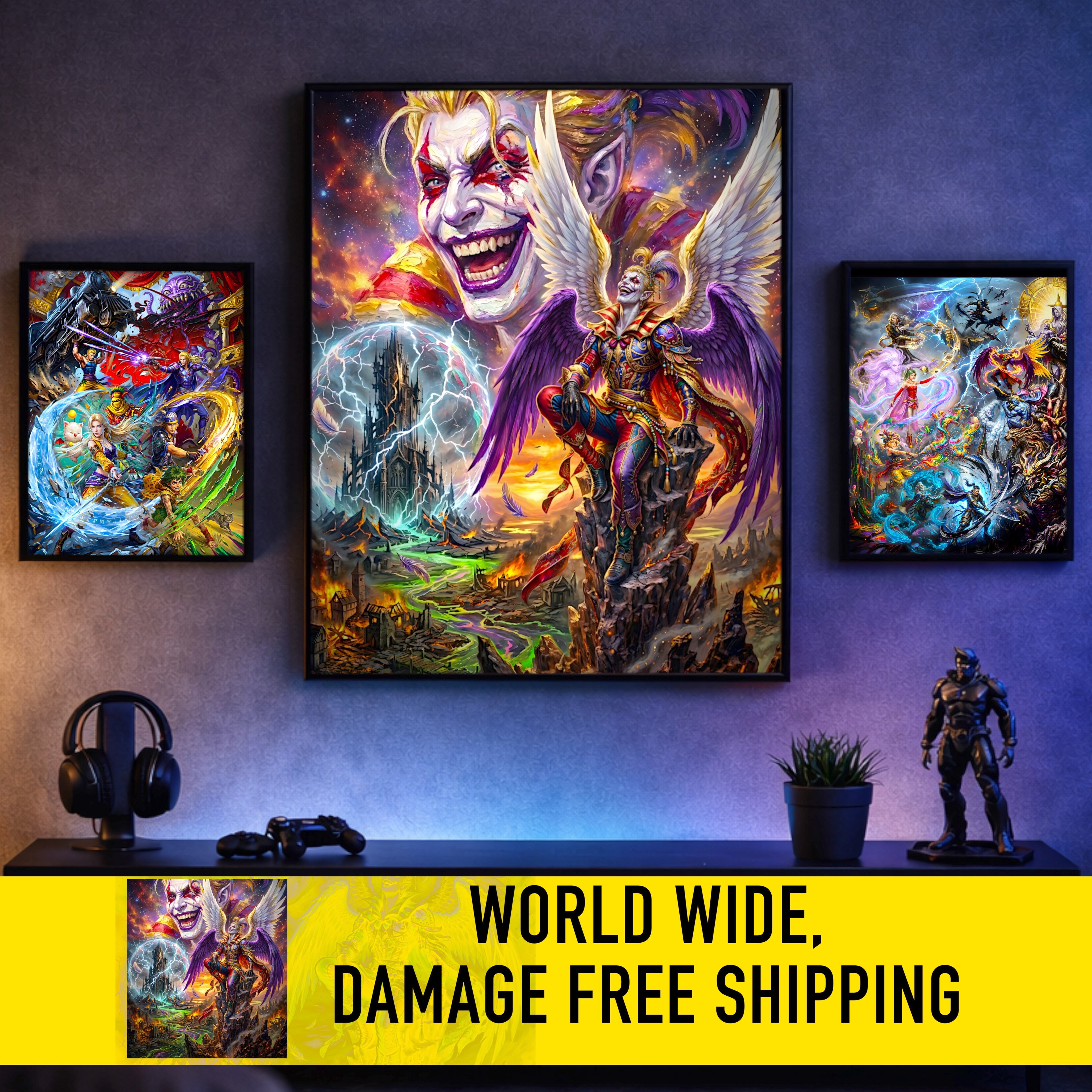 Kefka Palazzo Art Print – World of Ruin Story Edition | Final Fantasy VI Fine Art