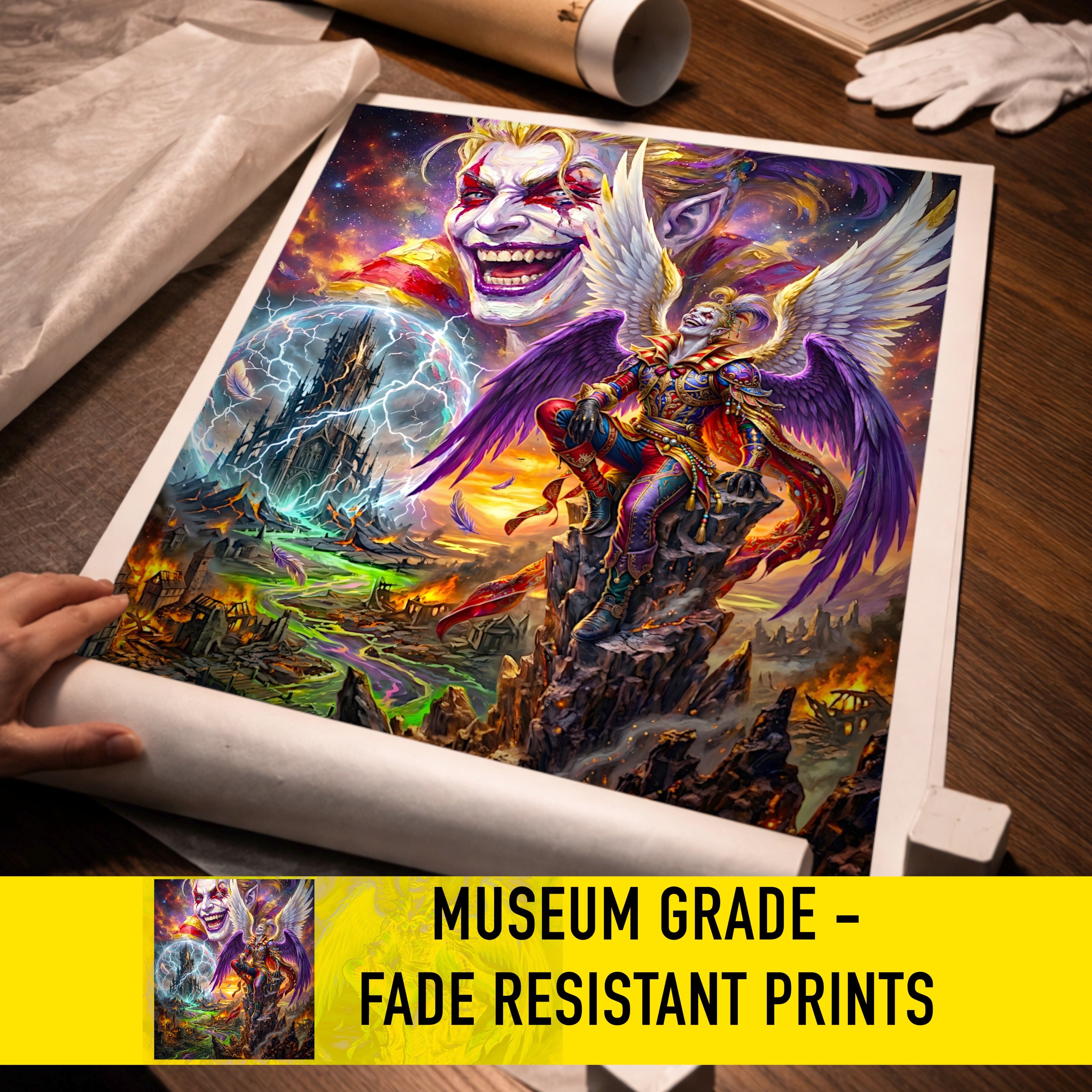 Kefka Palazzo Art Print – World of Ruin Story Edition | Final Fantasy VI Fine Art