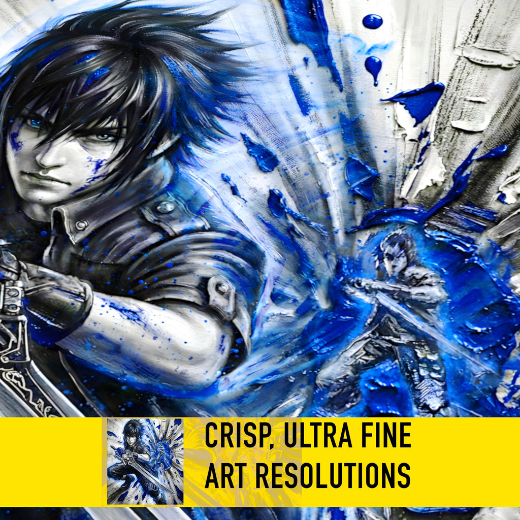Noctis Lucis Caelum Poster | Final Fantasy XV Artwork | Warp Strike & King of Lucis Wall Art | FF15 Ending Tribute Fine Art Print