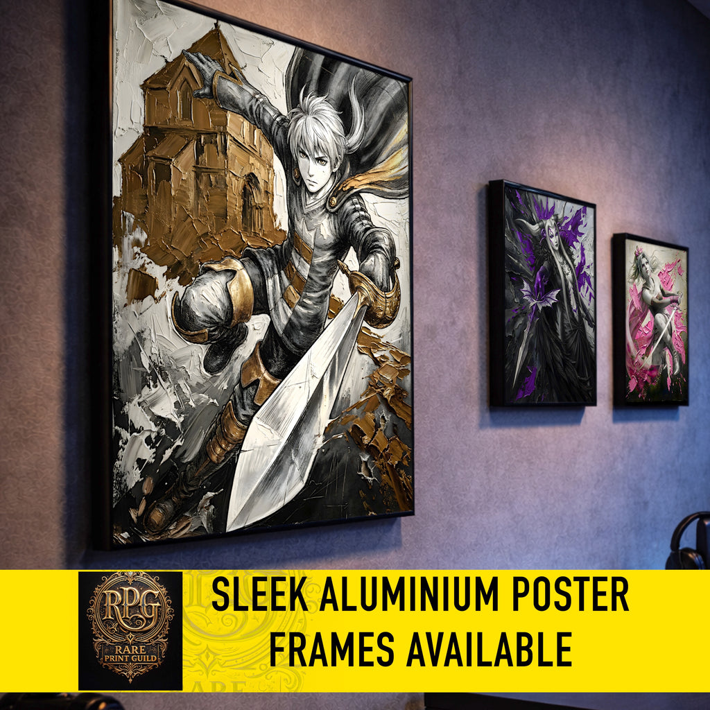 Ramza Beoulve Fine Art Print | Final Fantasy Tactics Ivalice Chronicles Tribute | Orbonne Monastery Inspired Artwork | FFT Remake Wall Art