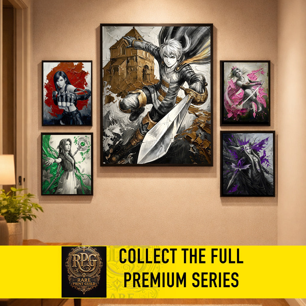 Ramza Beoulve Fine Art Print | Final Fantasy Tactics Ivalice Chronicles Tribute | Orbonne Monastery Inspired Artwork | FFT Remake Wall Art