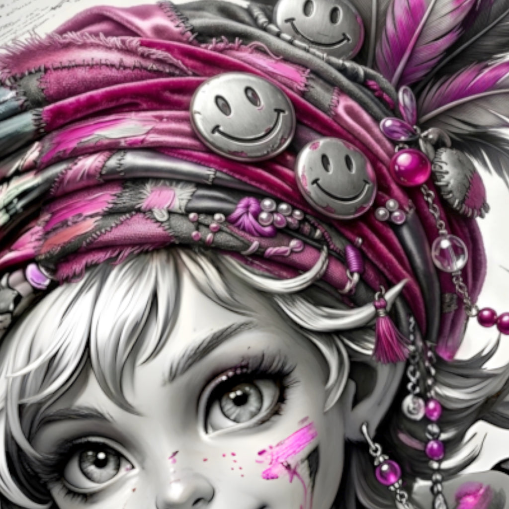 Relm Arrowny Art Print – Monochrome Imagination Edition | Final Fantasy VI Fine Art