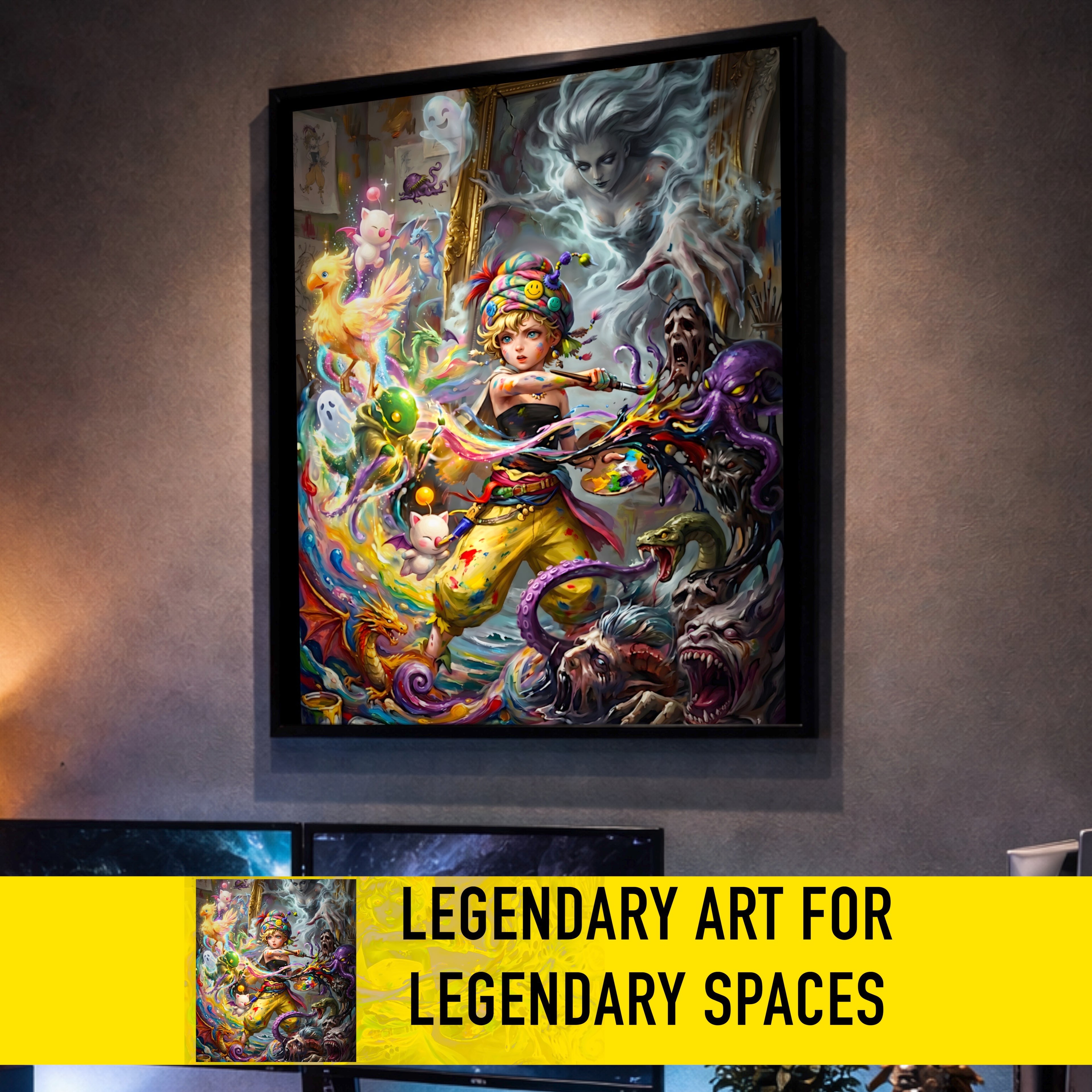 Relm Arrowny Art Print – Pictomancer Story Edition | Final Fantasy VI Fine Art Wall Art
