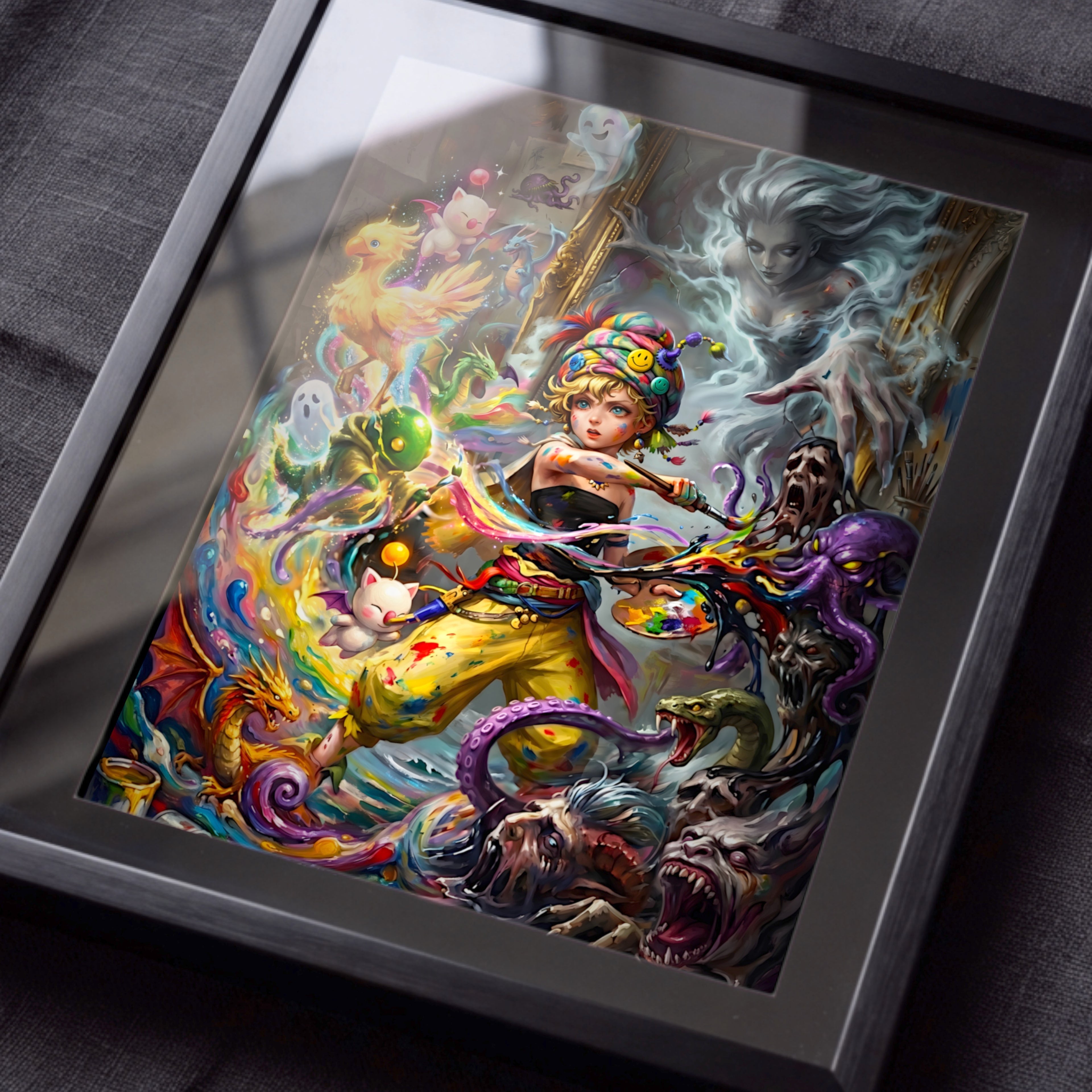 Relm Arrowny Art Print – Pictomancer Story Edition | Final Fantasy VI Fine Art Wall Art