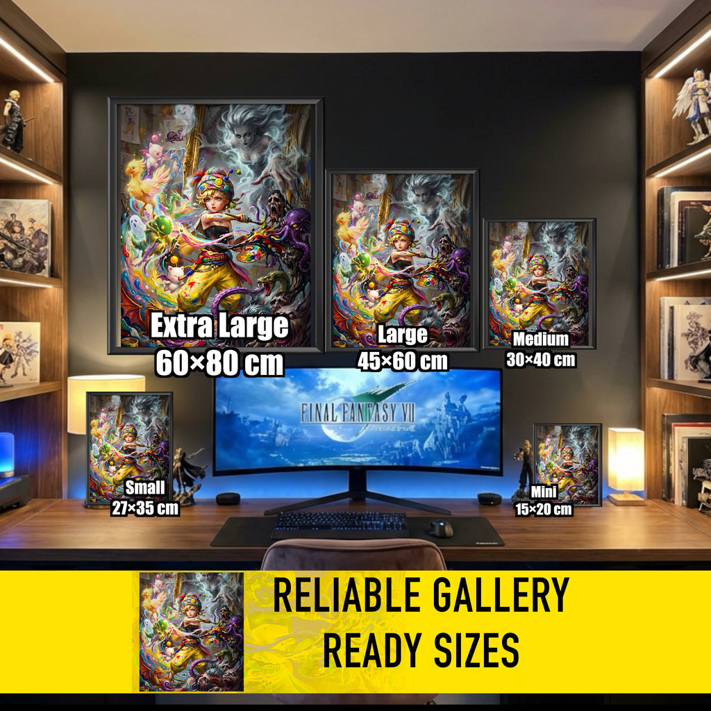 Relm Arrowny Art Print – Pictomancer Story Edition | Final Fantasy VI Fine Art Wall Art