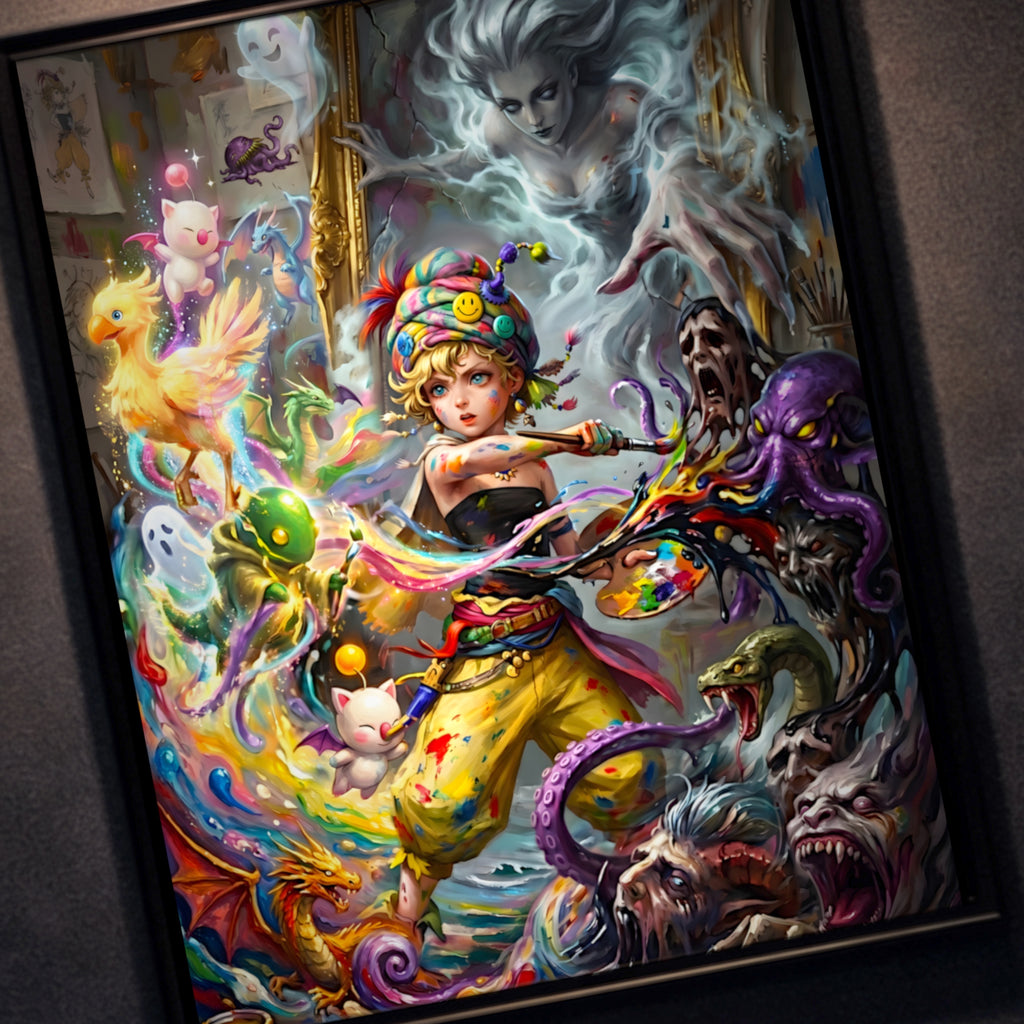 Relm Arrowny Art Print – Pictomancer Story Edition | Final Fantasy VI Fine Art Wall Art