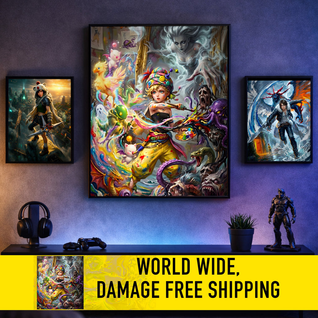 Relm Arrowny Art Print – Pictomancer Story Edition | Final Fantasy VI Fine Art Wall Art