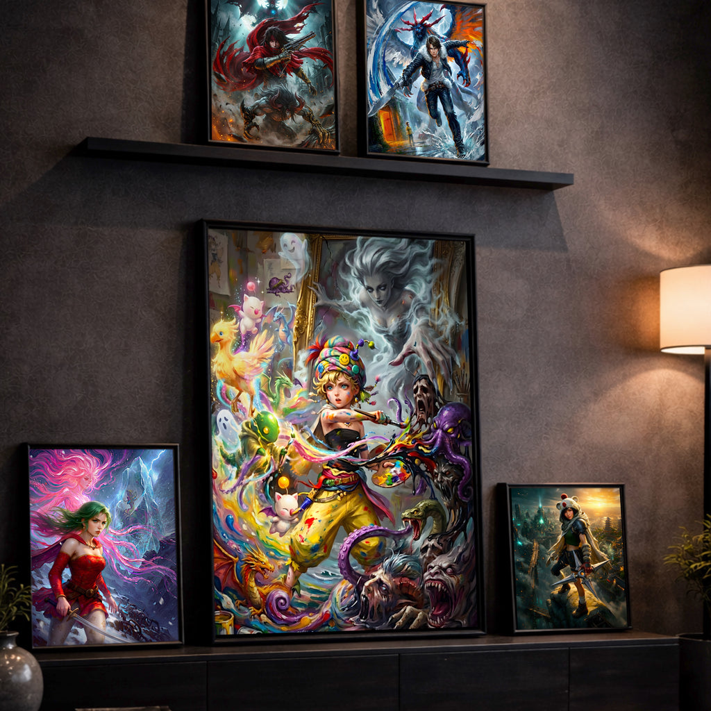 Relm Arrowny Art Print – Pictomancer Story Edition | Final Fantasy VI Fine Art Wall Art