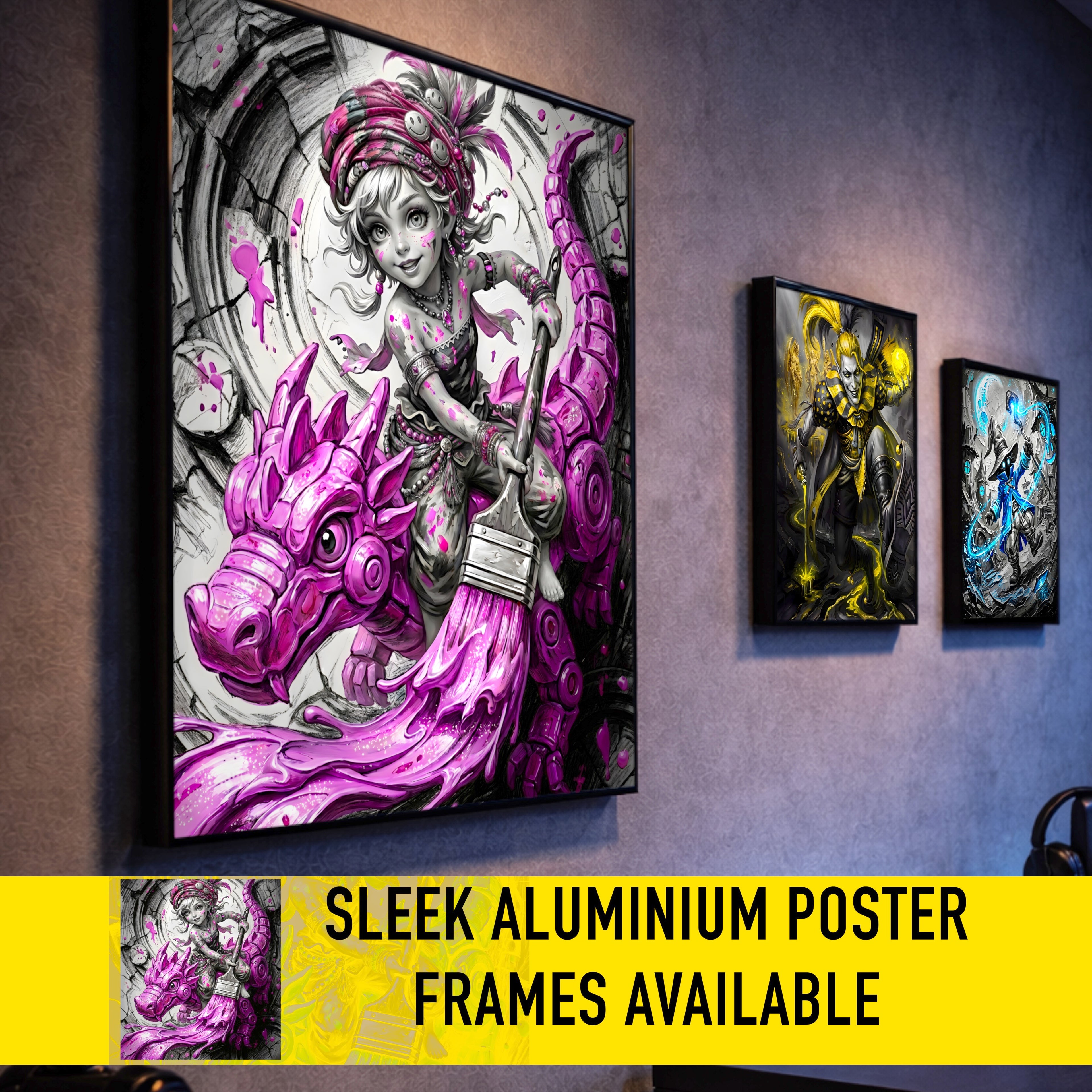 Relm Arrowny Art Print – Monochrome Imagination Edition | Final Fantasy VI Fine Art