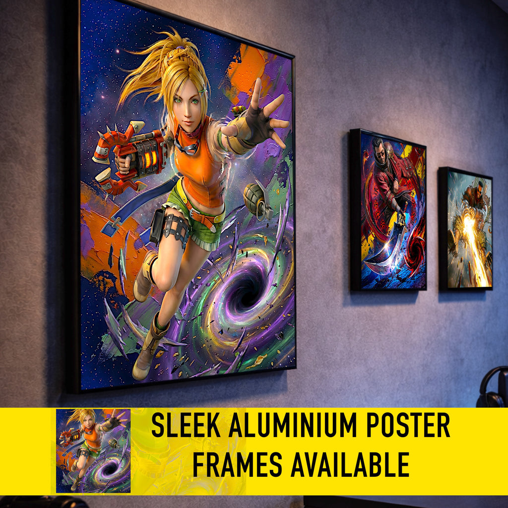Rikku Poster | Final Fantasy X Mix Overdrive Limit Break Artwork | FFX Remaster Wall Art Fine Art Print