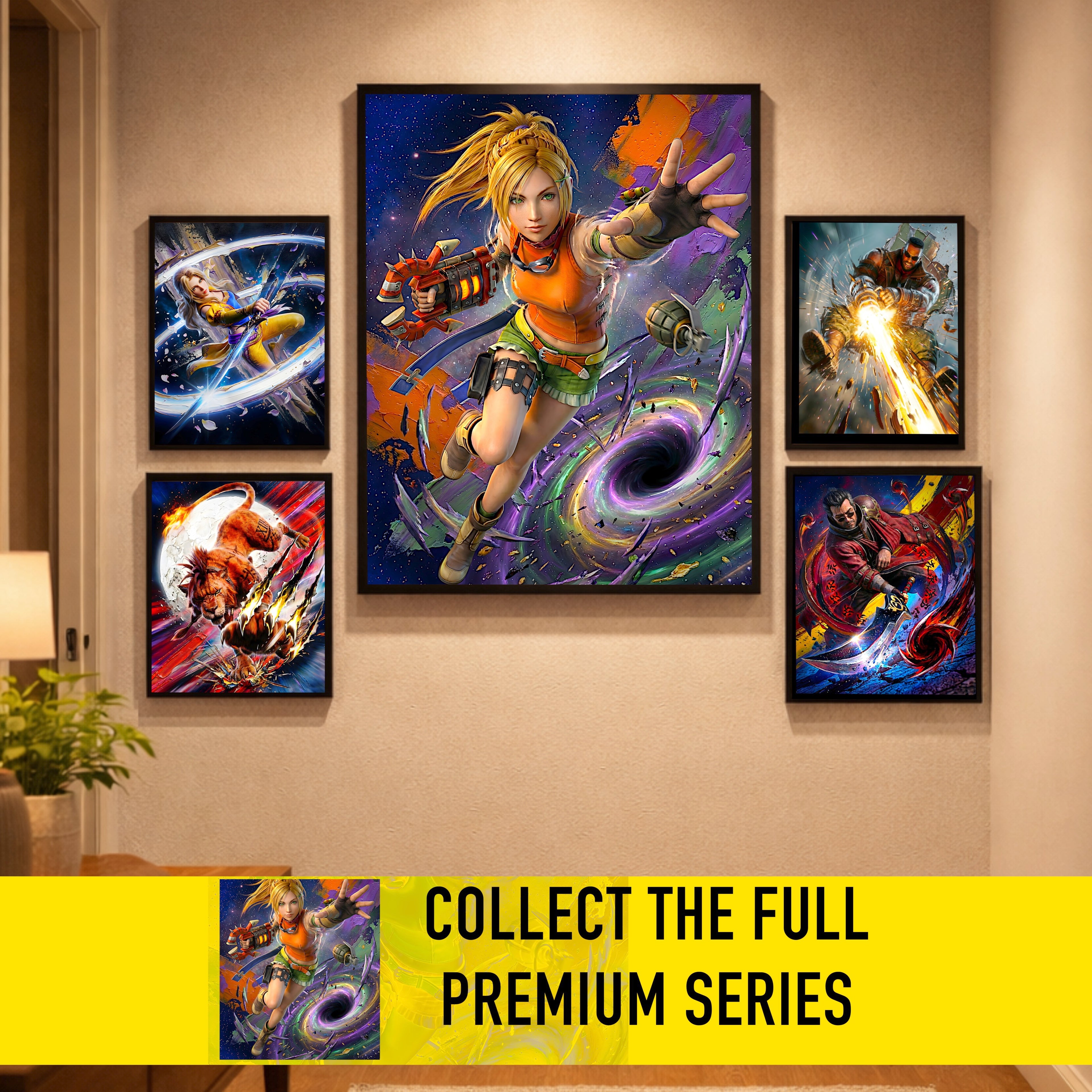 Rikku Poster | Final Fantasy X Mix Overdrive Limit Break Artwork | FFX Remaster Wall Art Fine Art Print