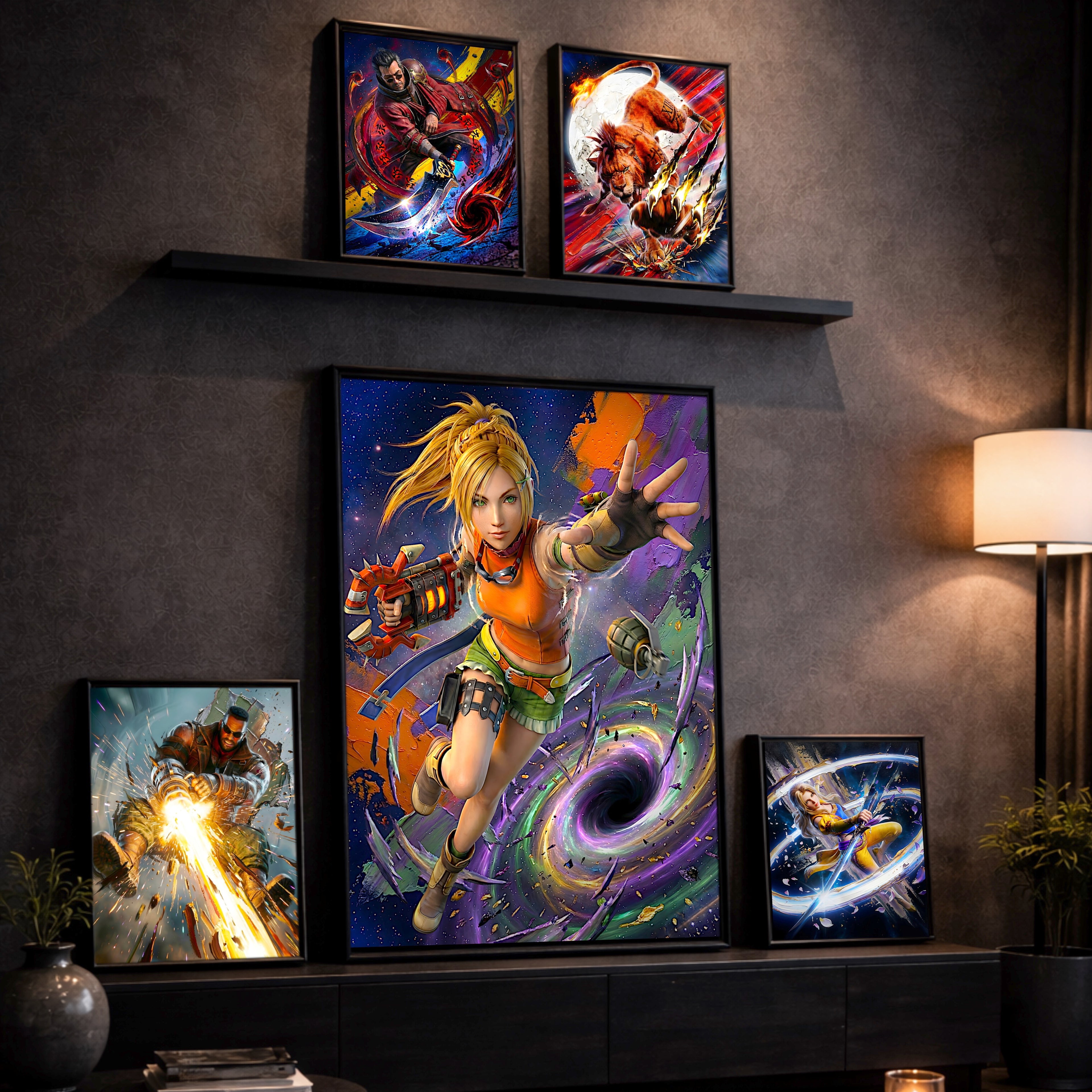 Rikku Poster | Final Fantasy X Mix Overdrive Limit Break Artwork | FFX Remaster Wall Art Fine Art Print