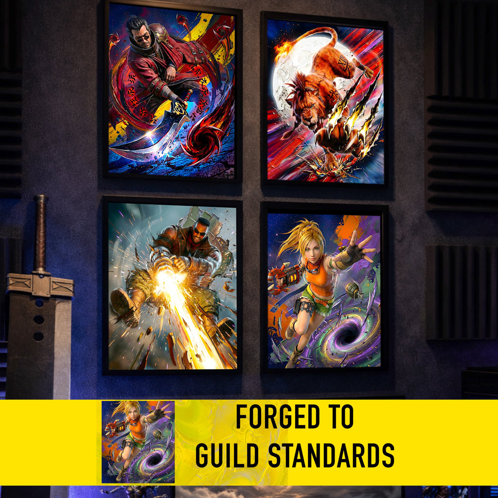 Rikku Poster | Final Fantasy X Mix Overdrive Limit Break Artwork | FFX Remaster Wall Art Fine Art Print