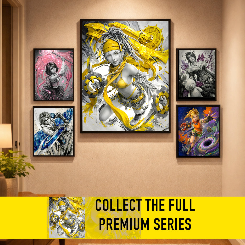Rikku Art Print – Monochrome Maverick Edition | Final Fantasy X-2 Fine Art