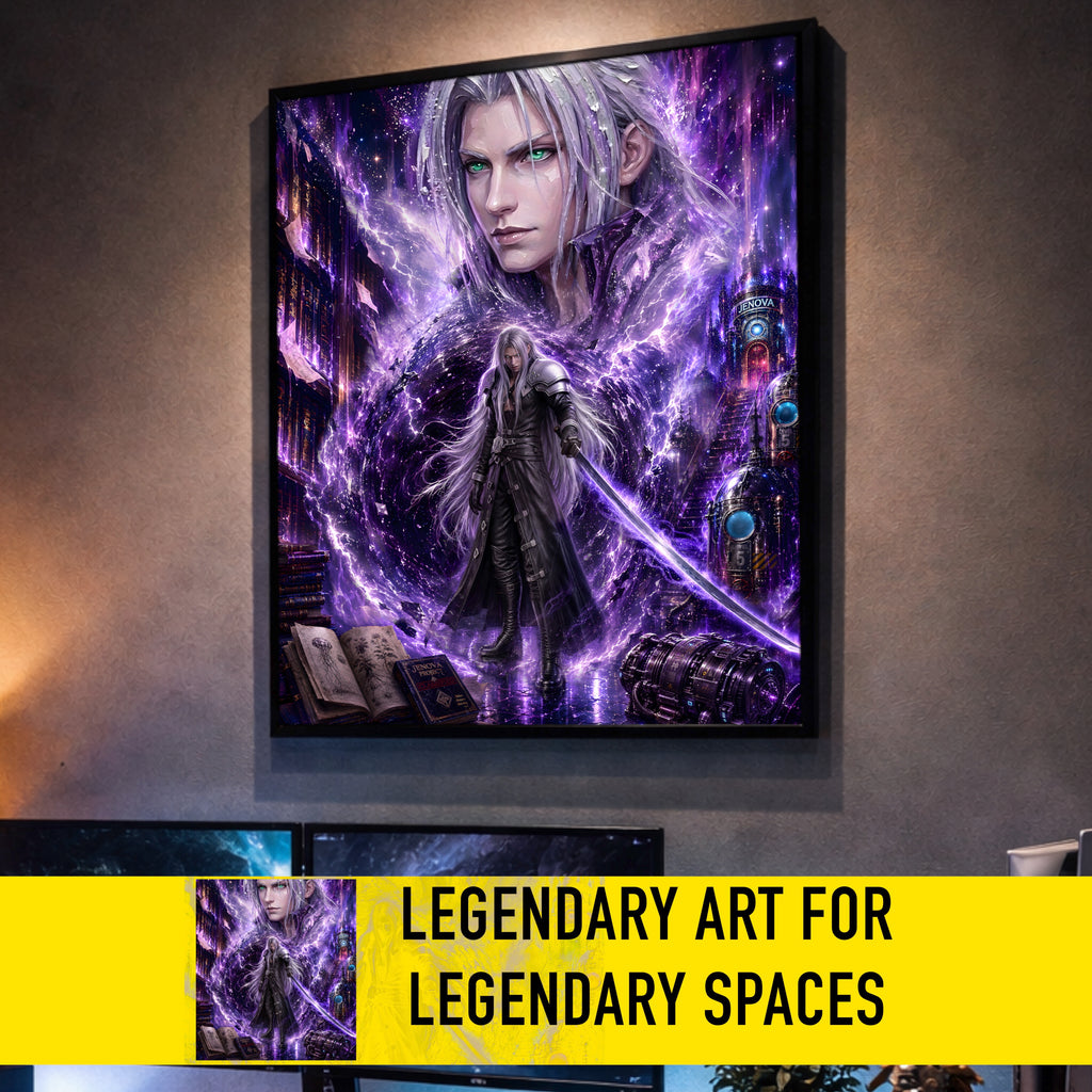 Final Fantasy VII Sephiroth Poster | Story Spirit Series | Revelation Edition | JRPG Wall Art Print