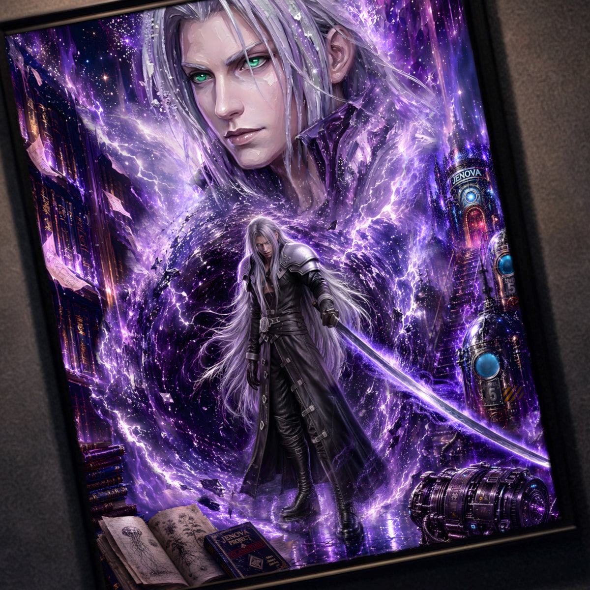 Final Fantasy VII Sephiroth Poster | Story Spirit Series | Revelation Edition | JRPG Wall Art Print