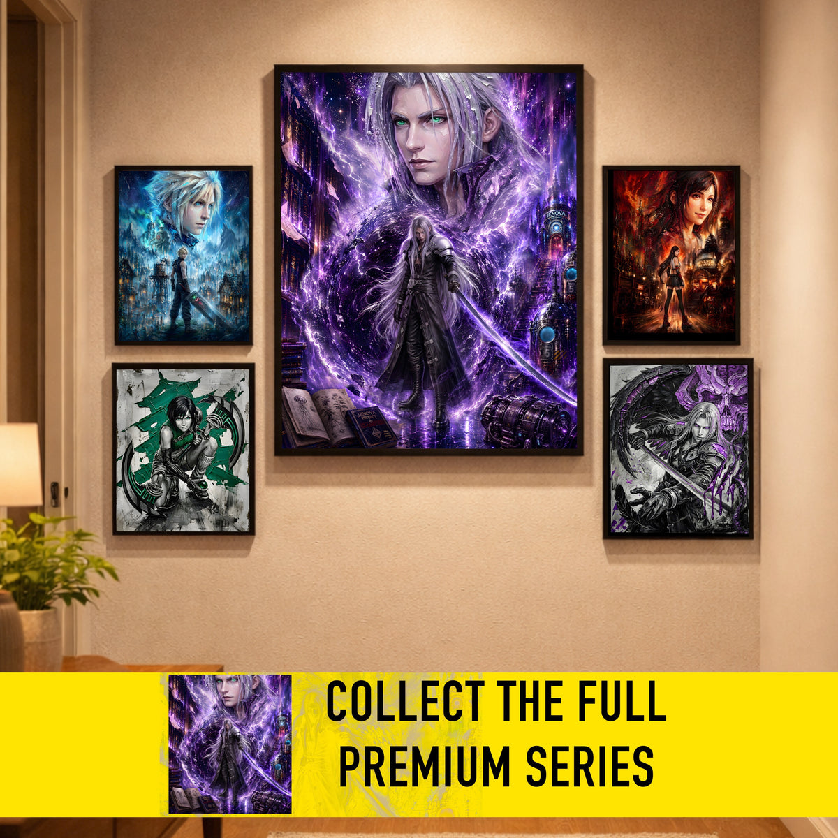 Final Fantasy VII Sephiroth Poster | Story Spirit Series | Revelation Edition | JRPG Wall Art Print