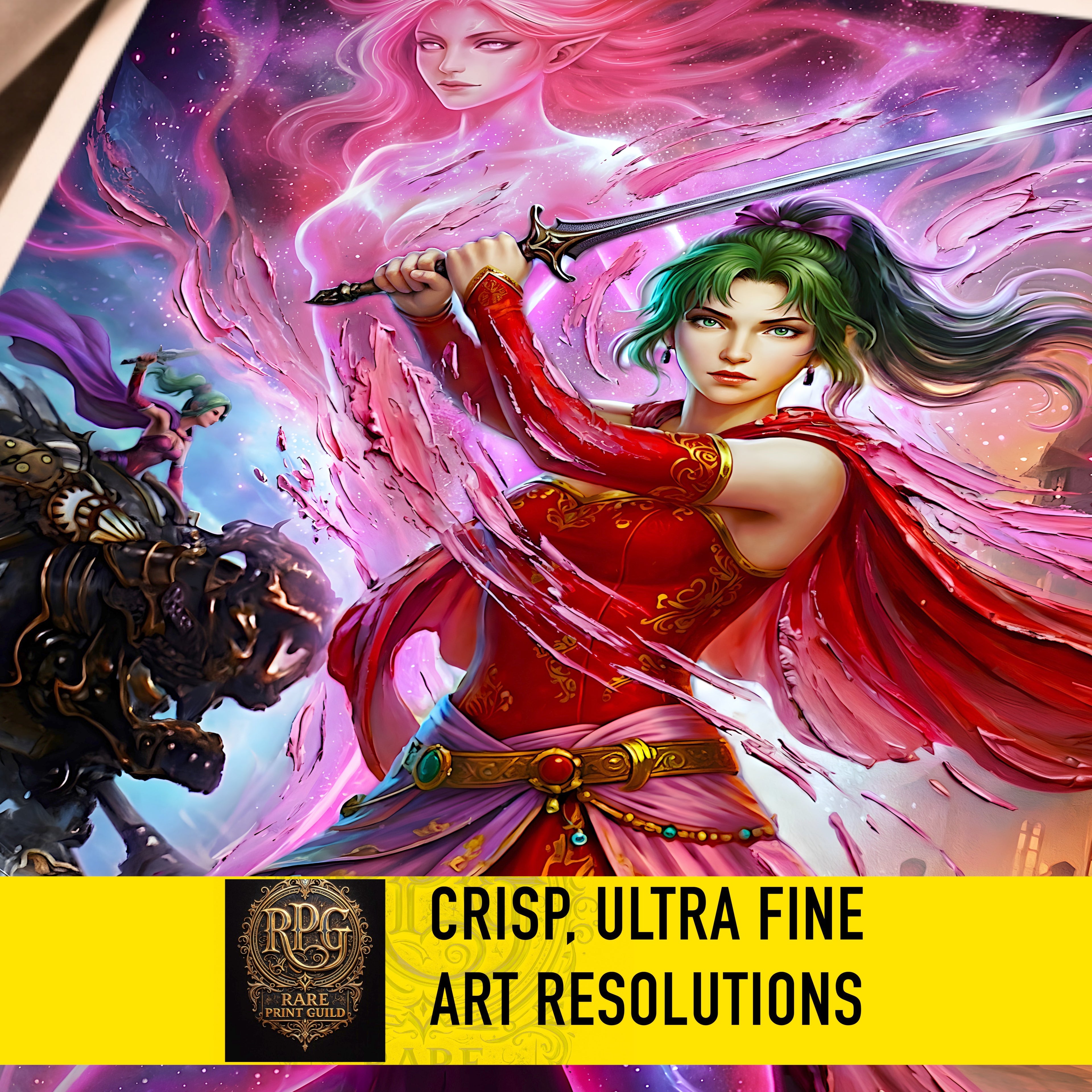 Terra Branford Final Fantasy VI Wall Art | FF6 Collector Art Print