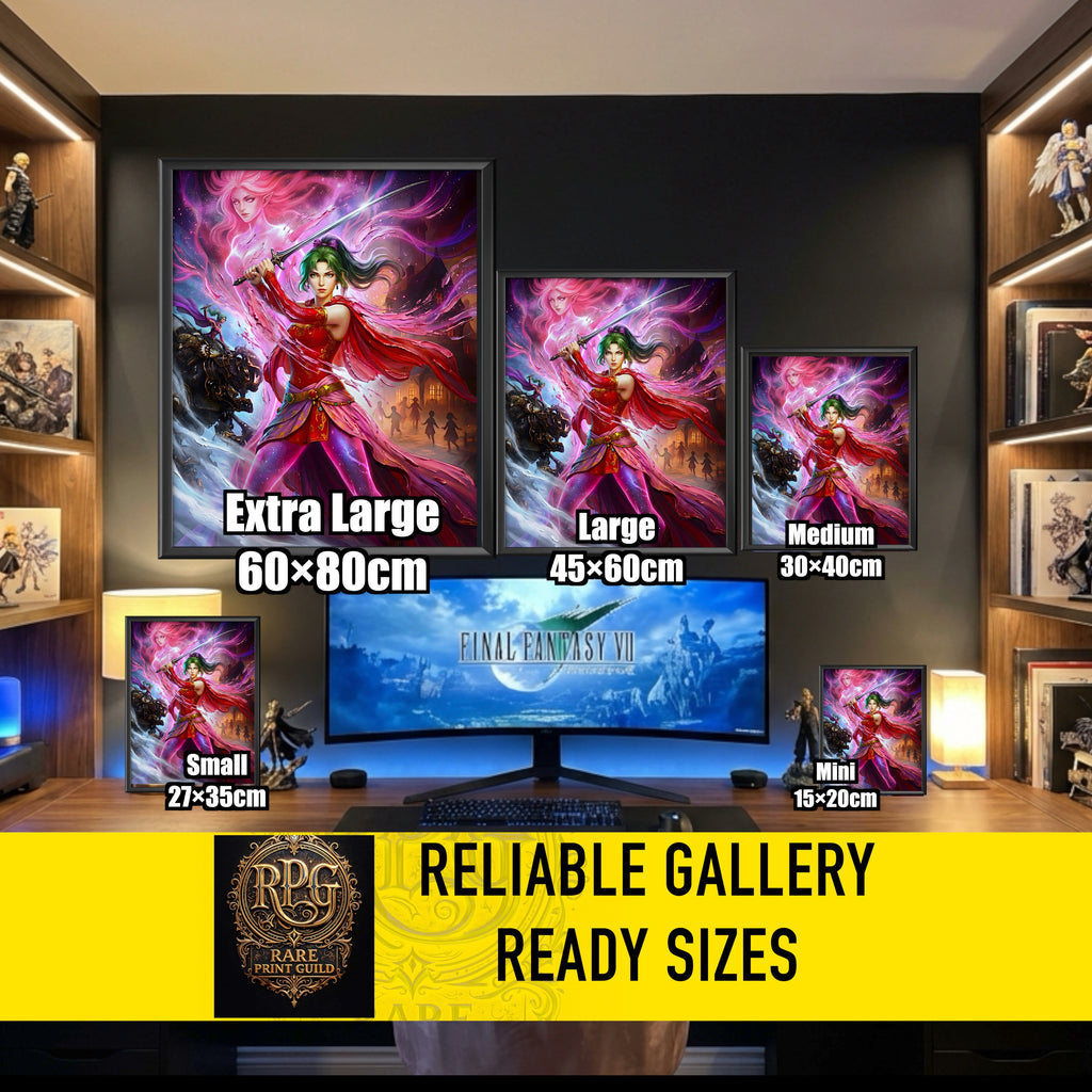 Terra Branford Final Fantasy VI Wall Art | FF6 Collector Art Print