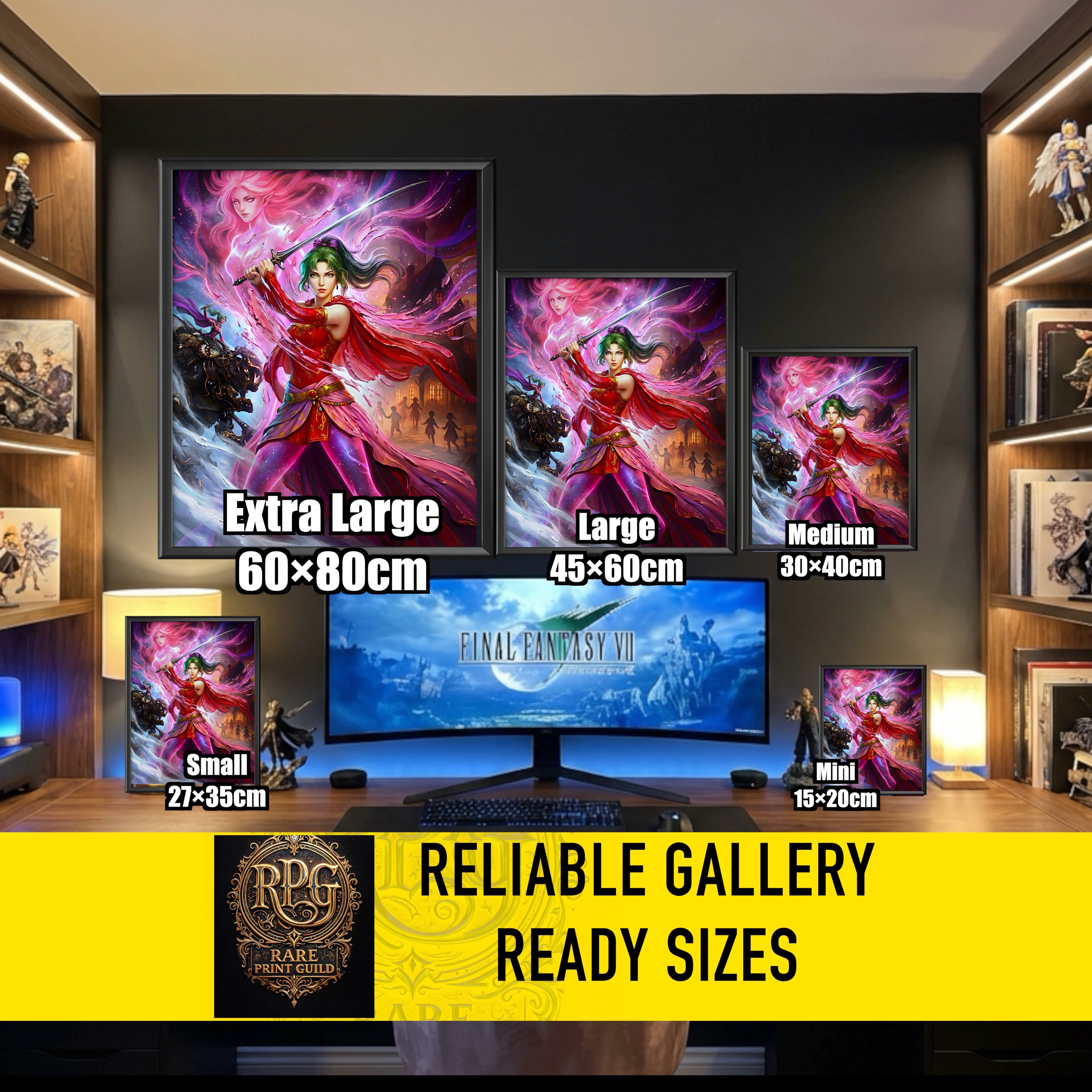 Terra Branford Final Fantasy VI Wall Art | FF6 Collector Art Print