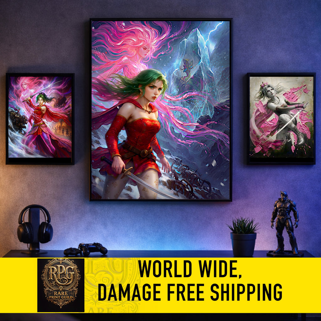 Terra Branford Final Fantasy VI Wall Art | FF6 Collector Art Print