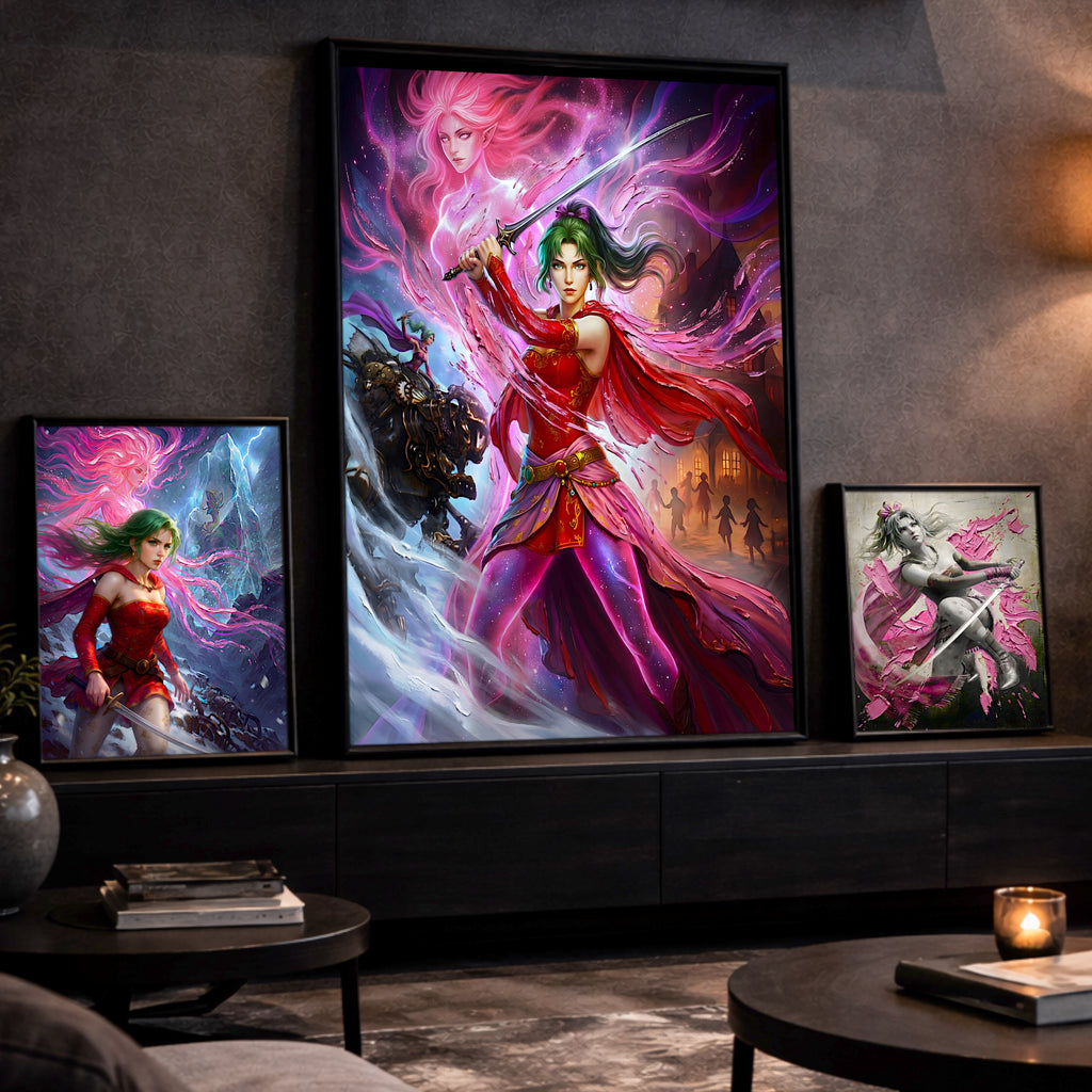 Terra Branford Final Fantasy VI Wall Art | FF6 Collector Art Print