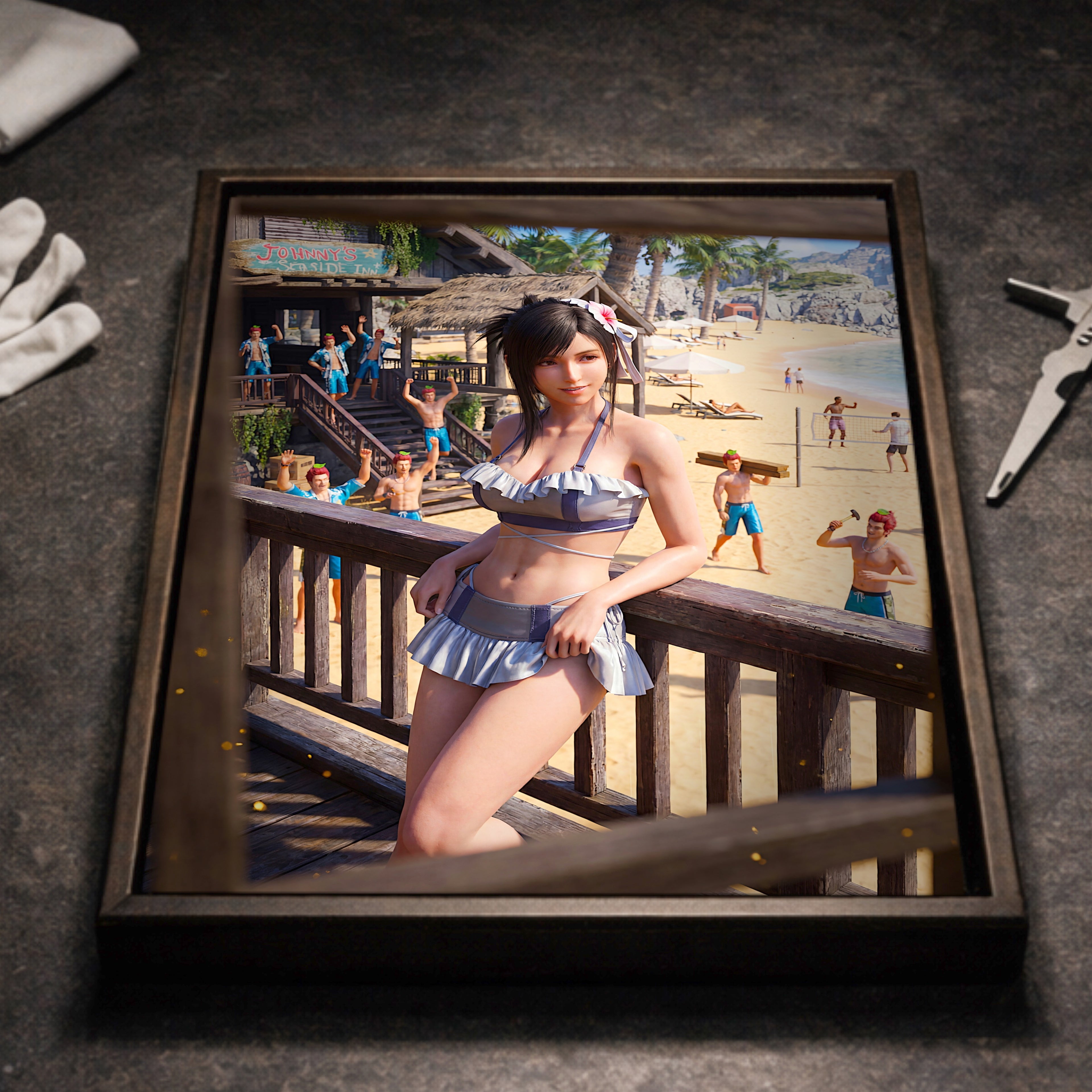 Tifa Lockhart Art Print | Final Fantasy VII Wall Art | FF7 Remake Rebirth Poster | JRPG Game Artwork | Gamer Decor