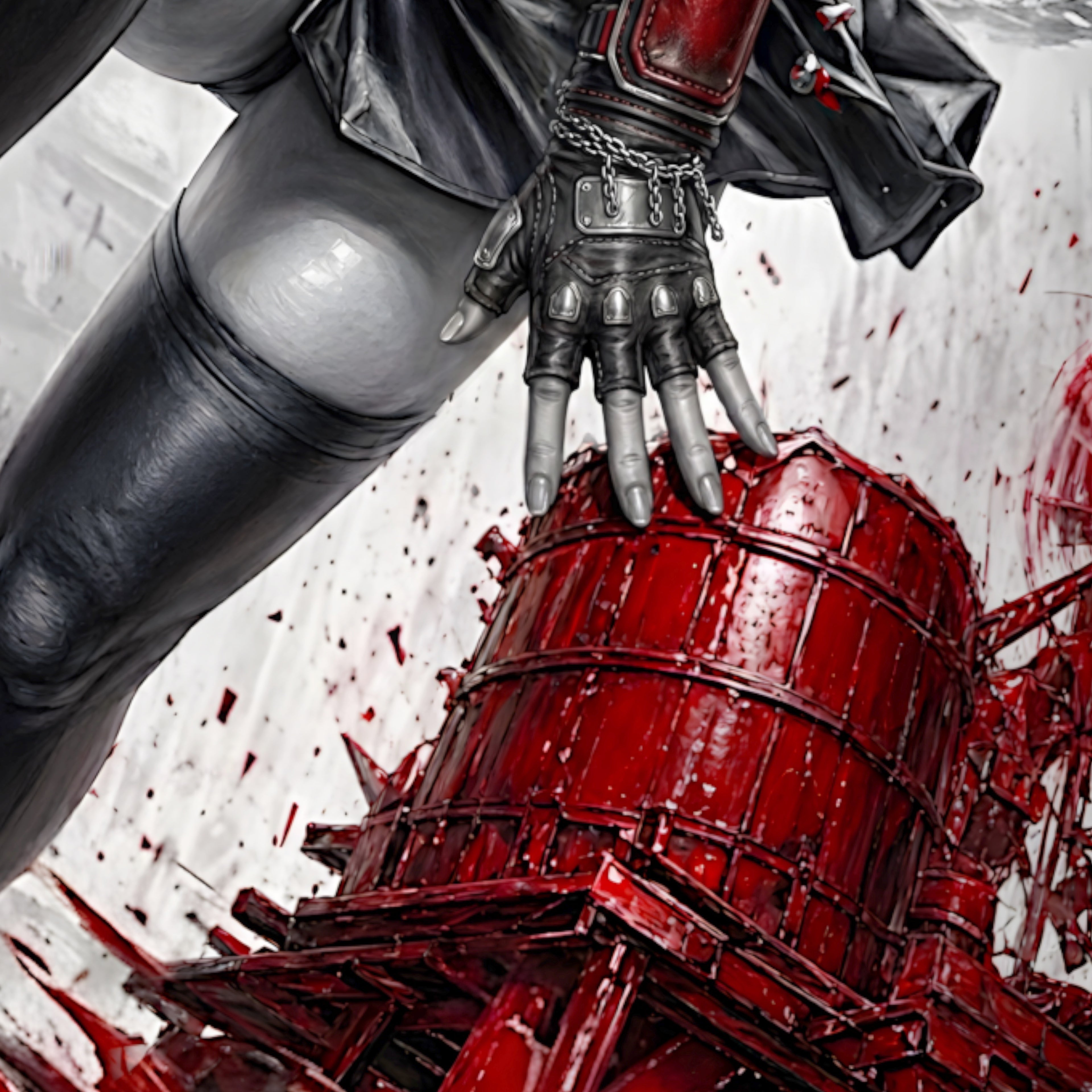 Tifa Lockhart Art Print – Monochrome Promise Edition | Final Fantasy VII Remake Rebirth Fine Art